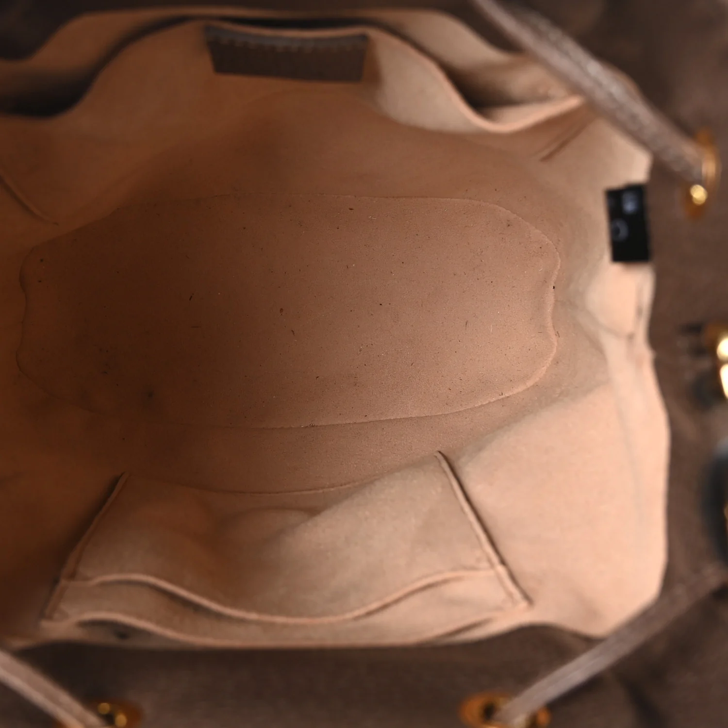 GG Supreme Monogram Web Small Ophidia Bucket Bag Brown - Image 5