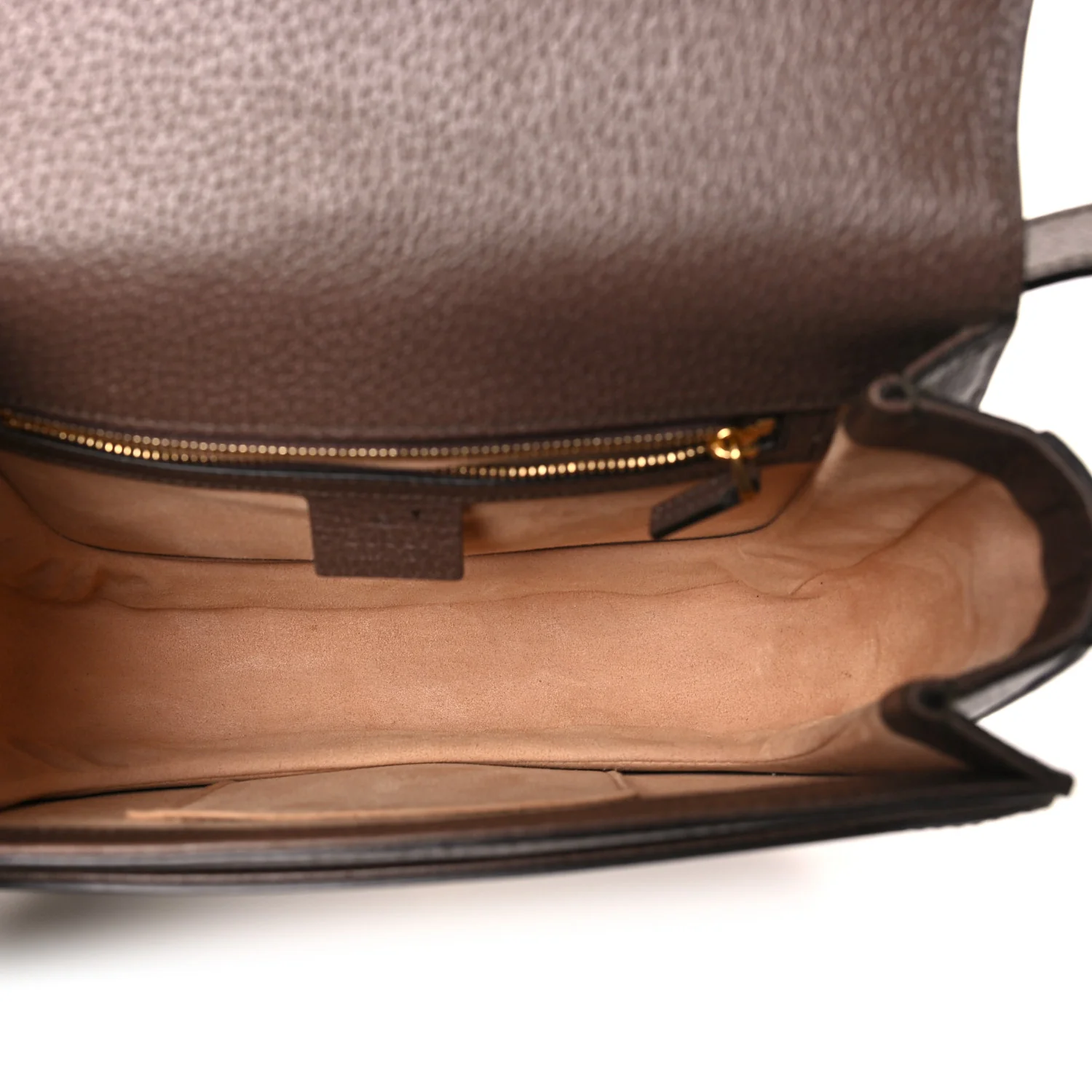 GG Supreme Monogram Web Small Ophidia Flap Messenger Bag Brown - Image 5