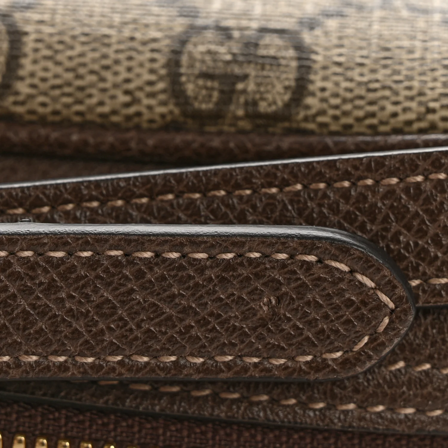 GG Supreme Monogram Web Small Ophidia Shoulder Bag Brown - Image 14