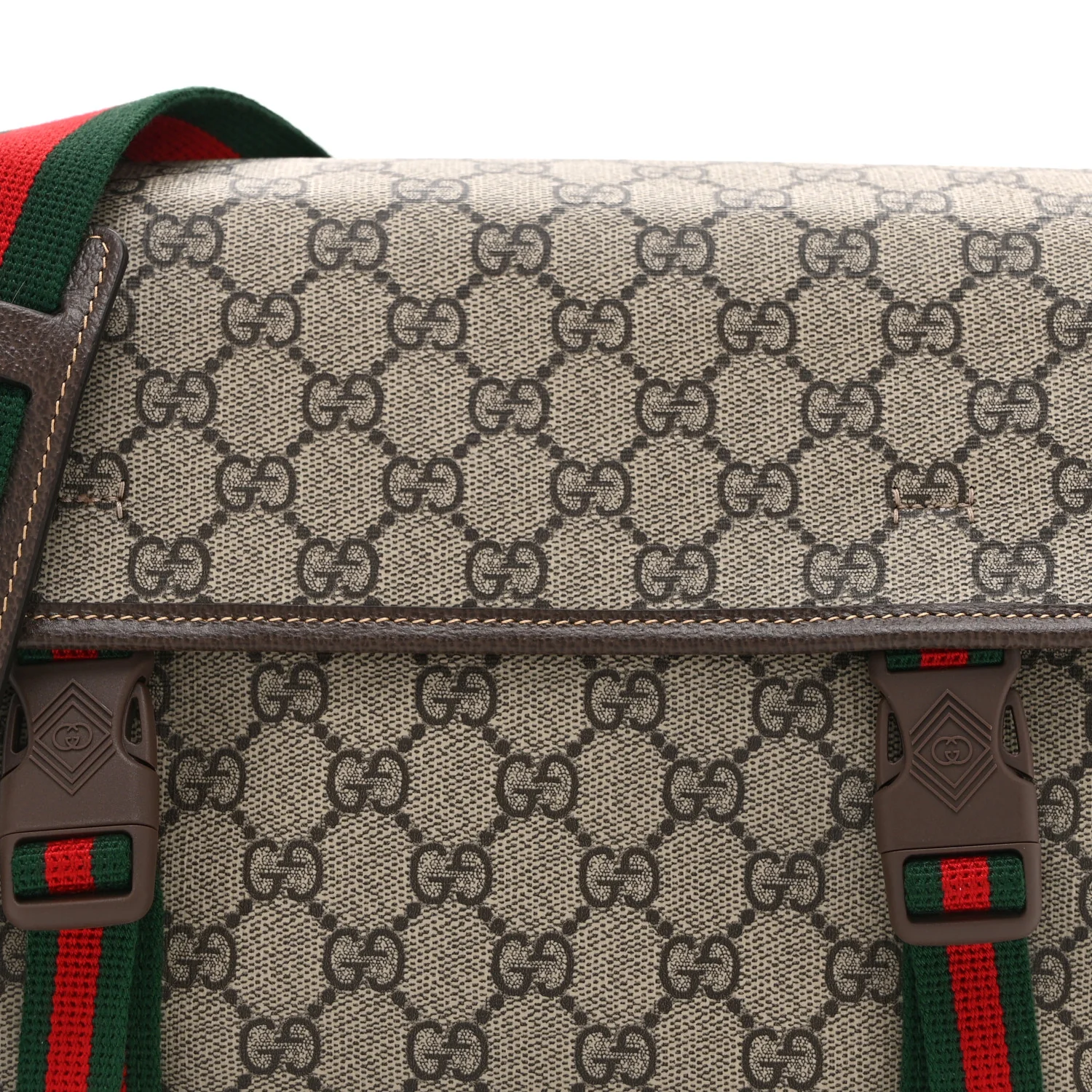 GG Supreme Small Messenger Bag Beige Ebony - Image 7
