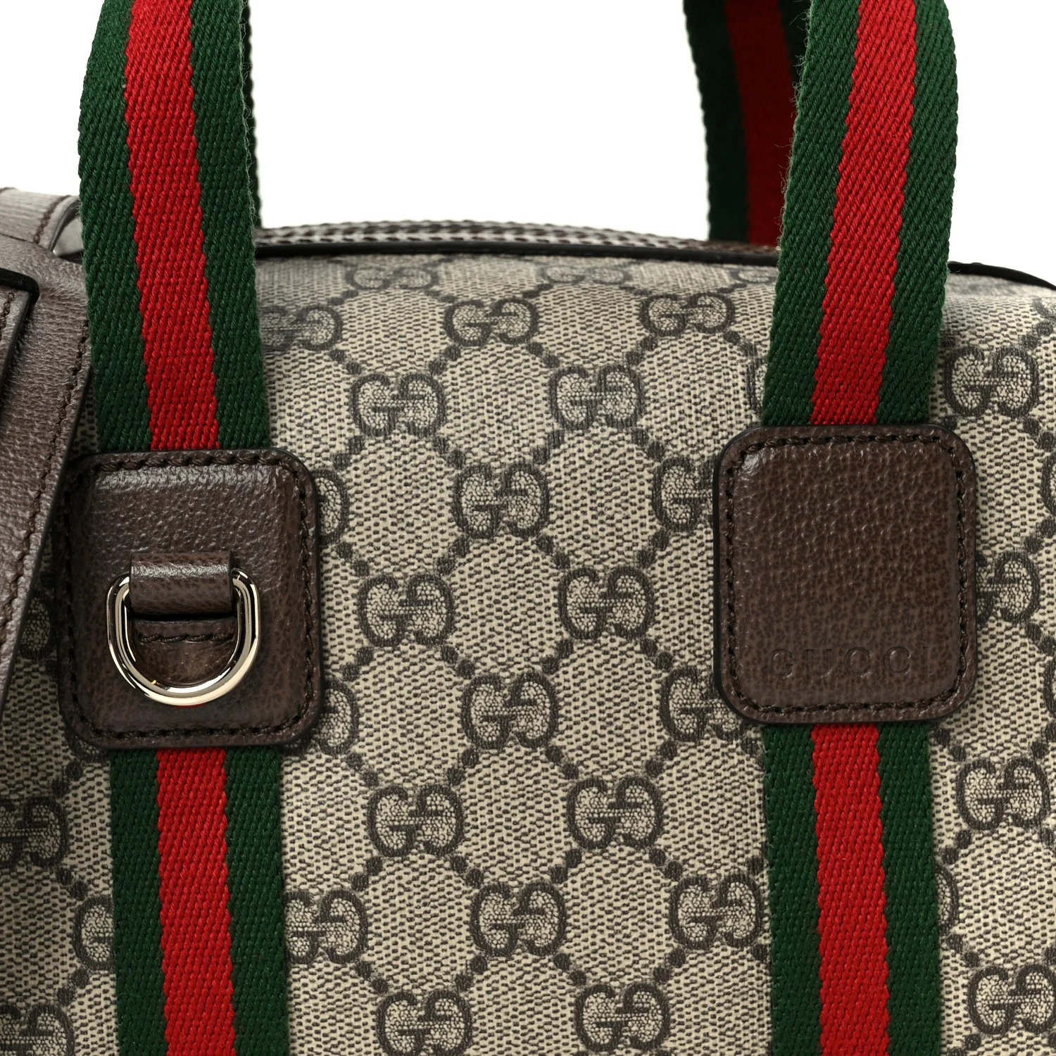 GG Supreme Web Mini GG Top Handle Bag Beige Ebony New Acero - Image 8