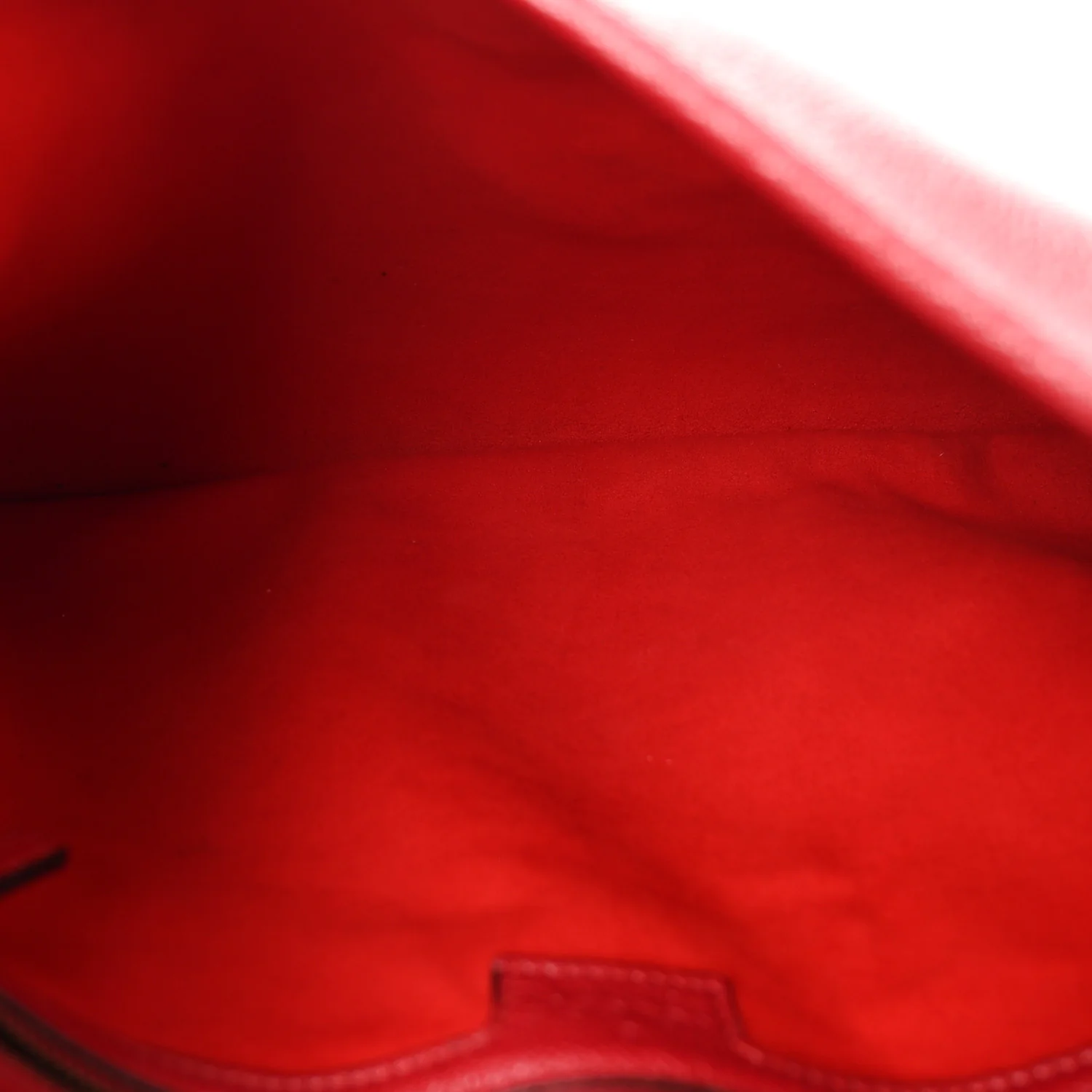 Goatskin Medium Aphrodite Shoulder Bag Hibiscus Red - Image 5