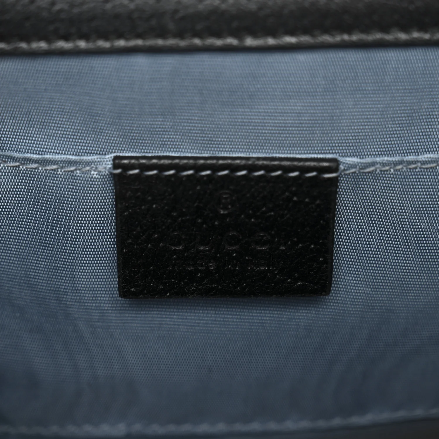 Grained Calfskin Bee Star Small Padlock Shoulder Bag Black - Image 6