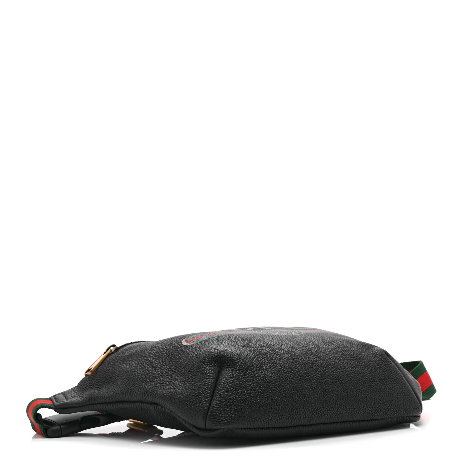 Grained Calfskin Logo Belt Bag Black - Image 4
