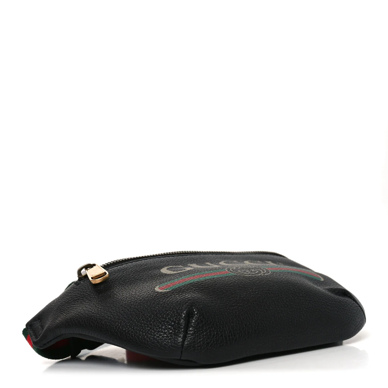 Grained Calfskin Logo Belt Bag Black - Image 4