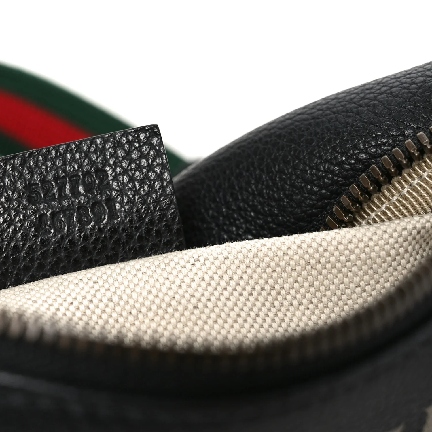 Grained Calfskin Logo Belt Bag Black - Image 7