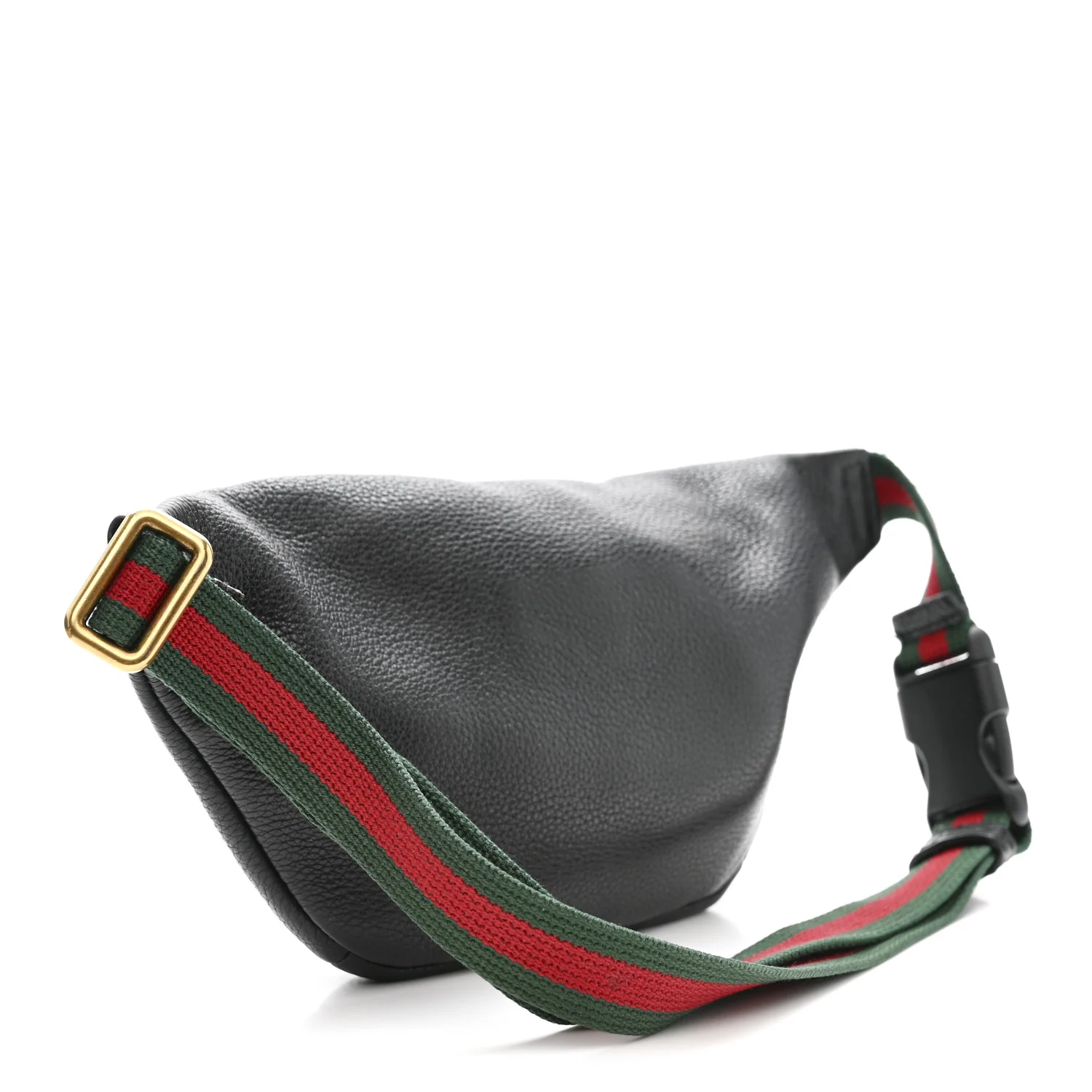 Grained Calfskin Small Logo Belt Bag Black - Image 3