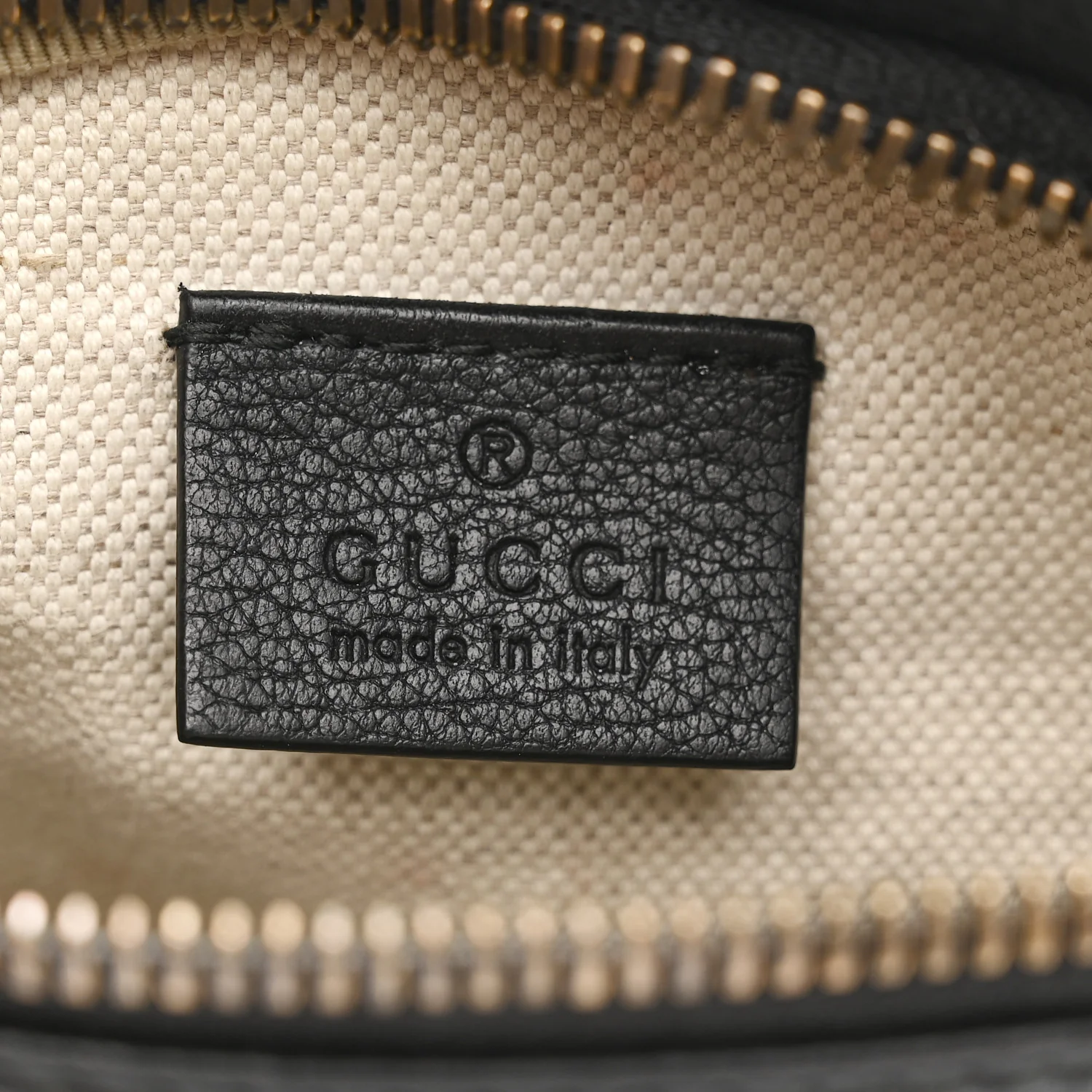 Grained Calfskin Small Logo Belt Bag Black - Image 6