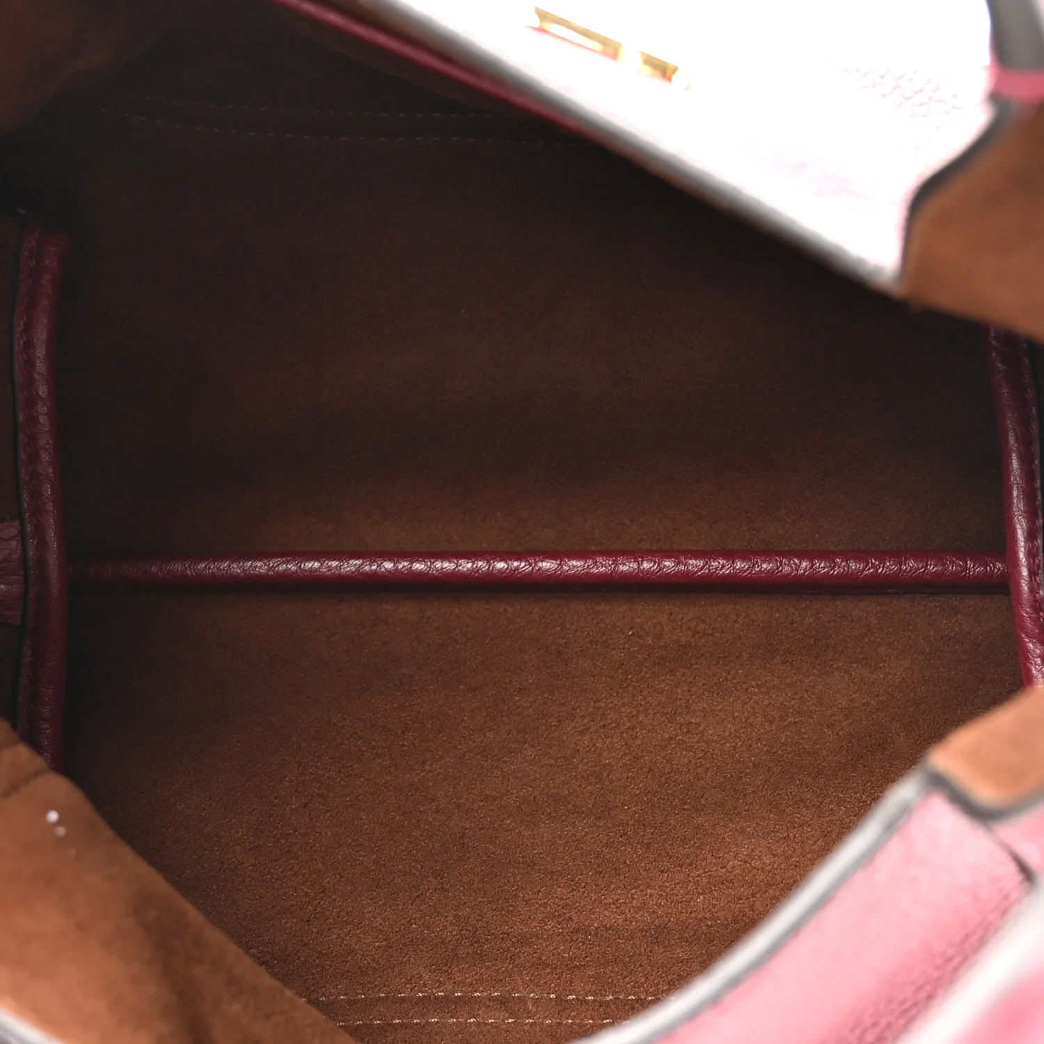 Grained Calfskin Softbit Medium Shoulder Bag Rosso Ancora - Image 5