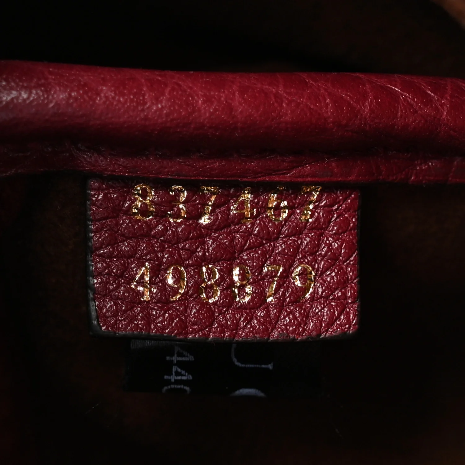 Grained Calfskin Softbit Medium Shoulder Bag Rosso Ancora - Image 7