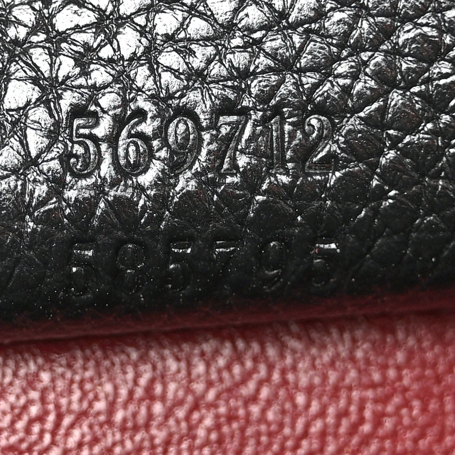 Grainy Calfskin Small Zumi Top Handle Bag Black - Image 7