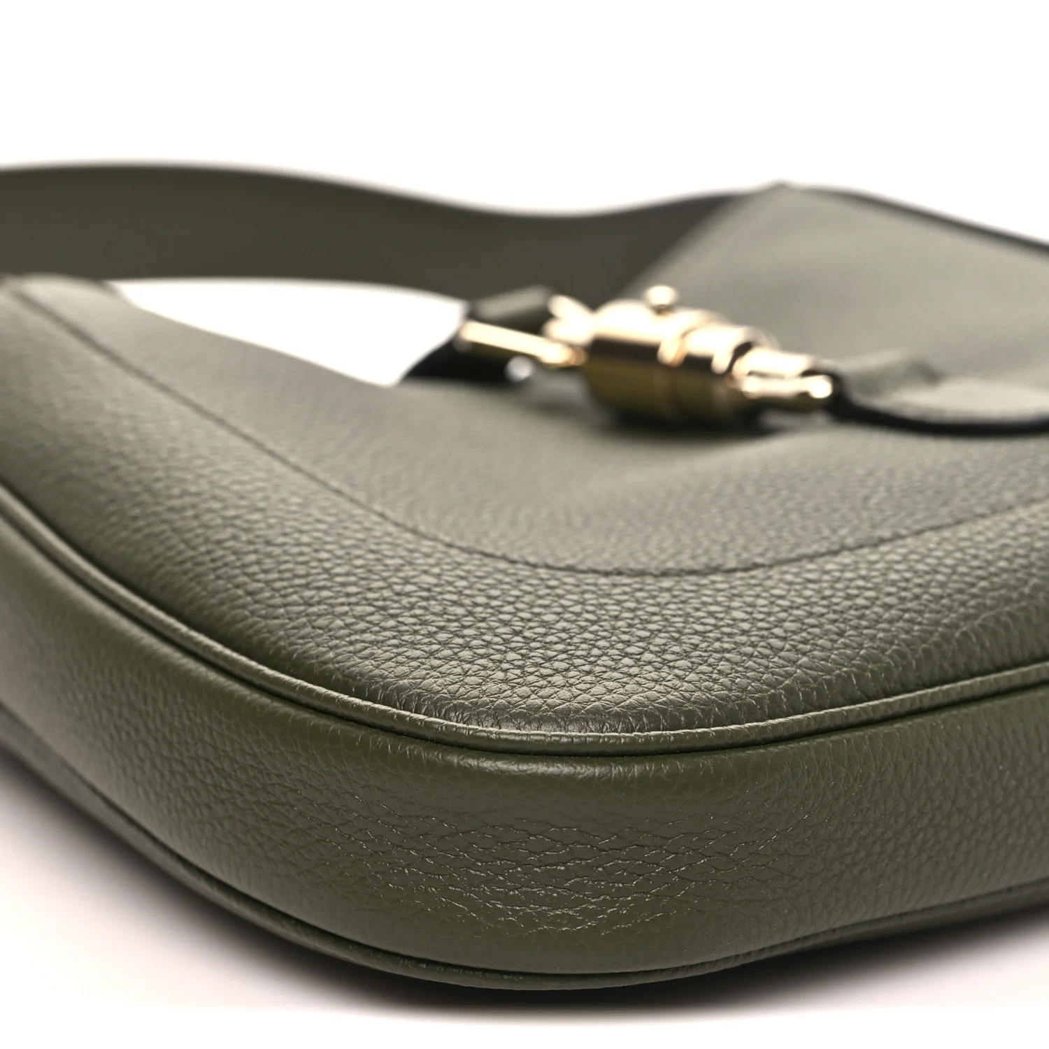 Grand Prix Calfskin Medium Jackie 1961 Hobo Dark Green - Image 9