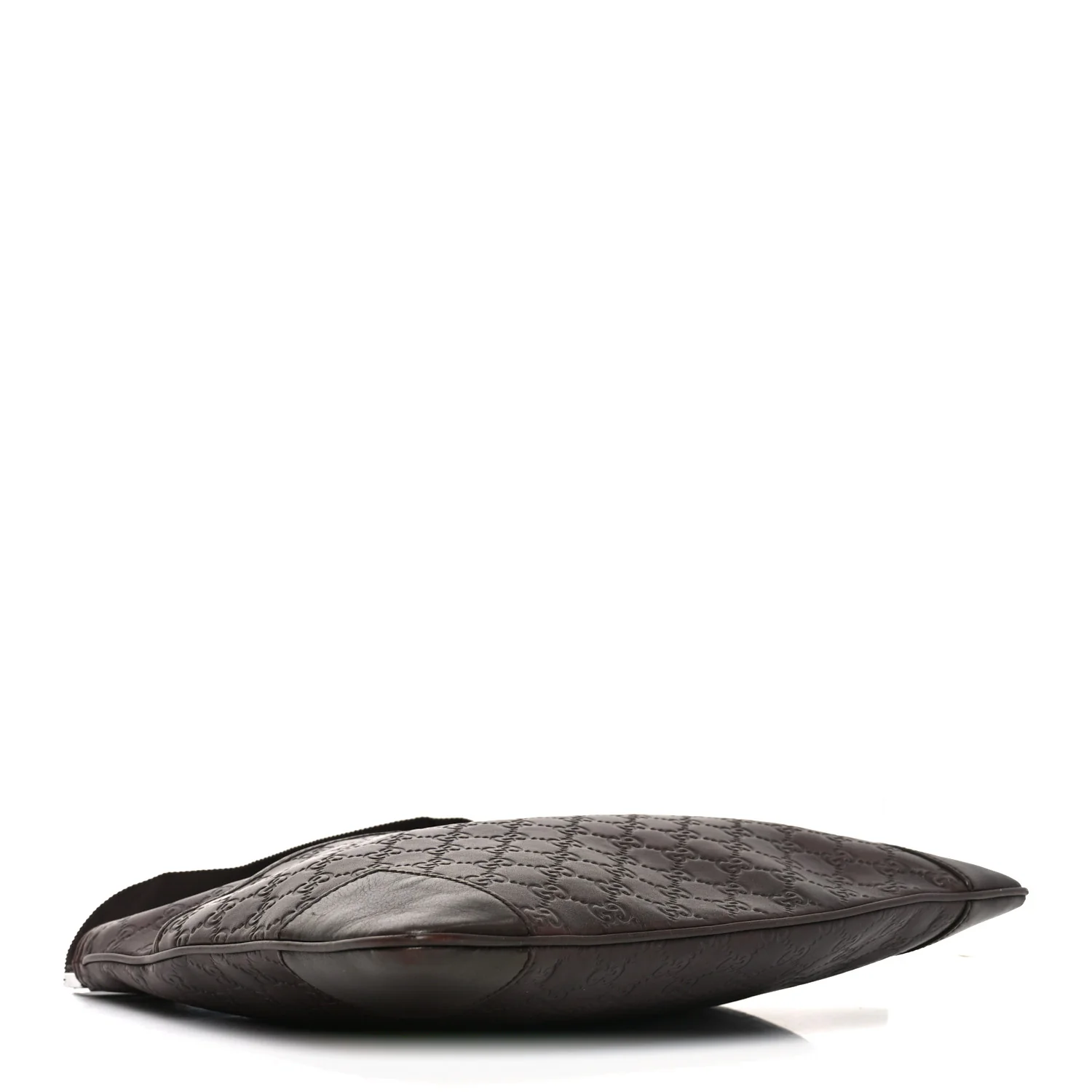 Guccissima Flat Messenger Bag Brown Dark Brown - Image 4