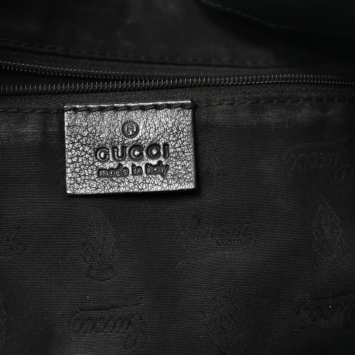 Guccissima Large New Ladies Web Hobo Black - Image 6