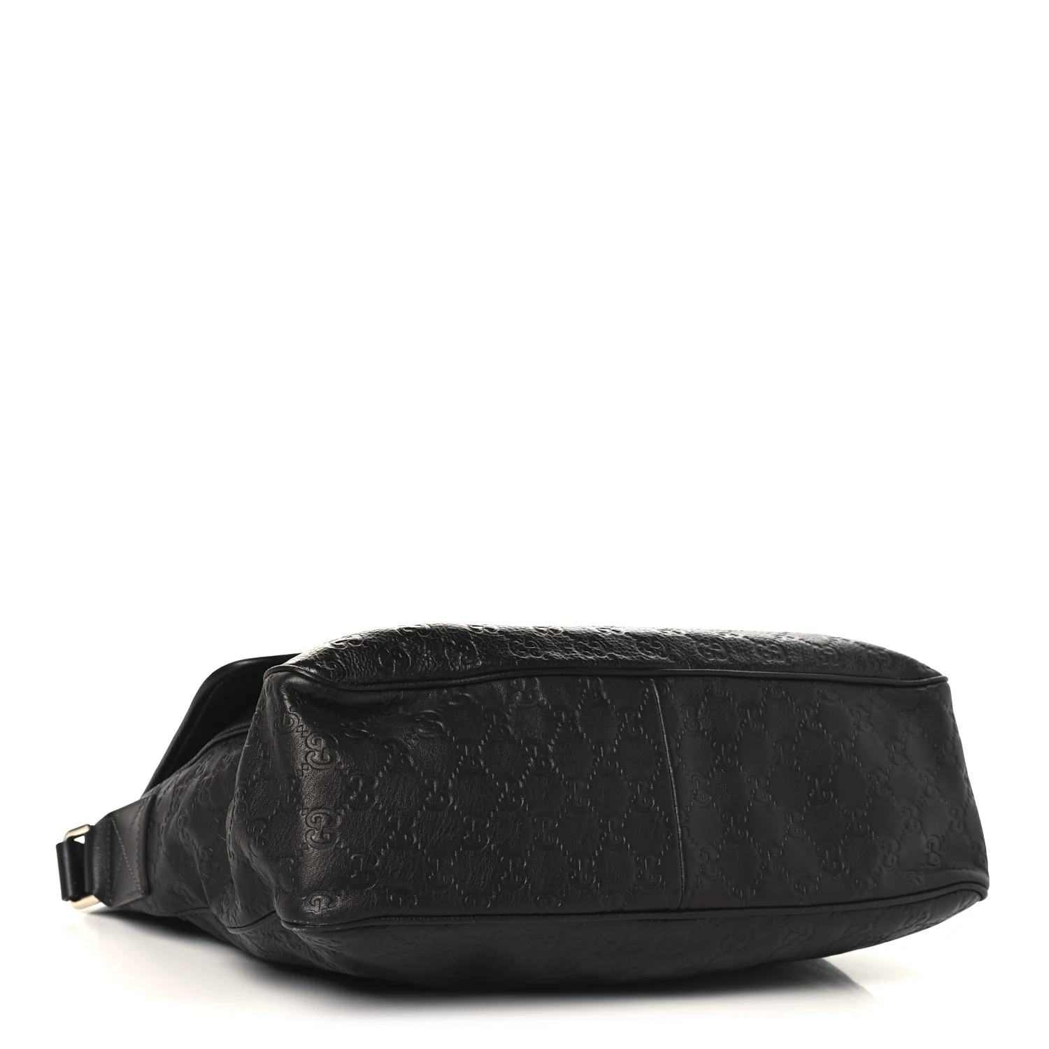Guccissima Medium Flap Messenger Bag Chocolate - Image 4