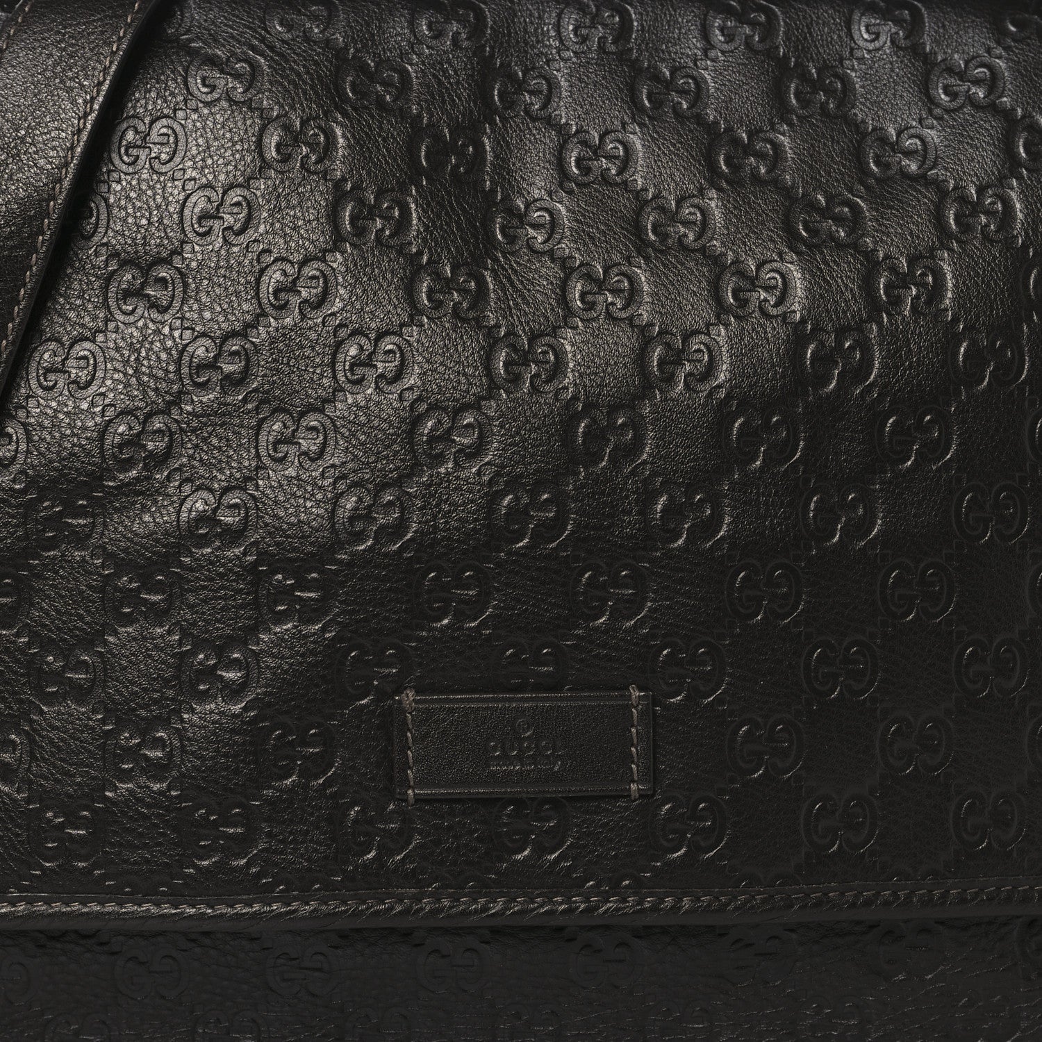 Guccissima Medium Flap Messenger Bag Chocolate - Image 8