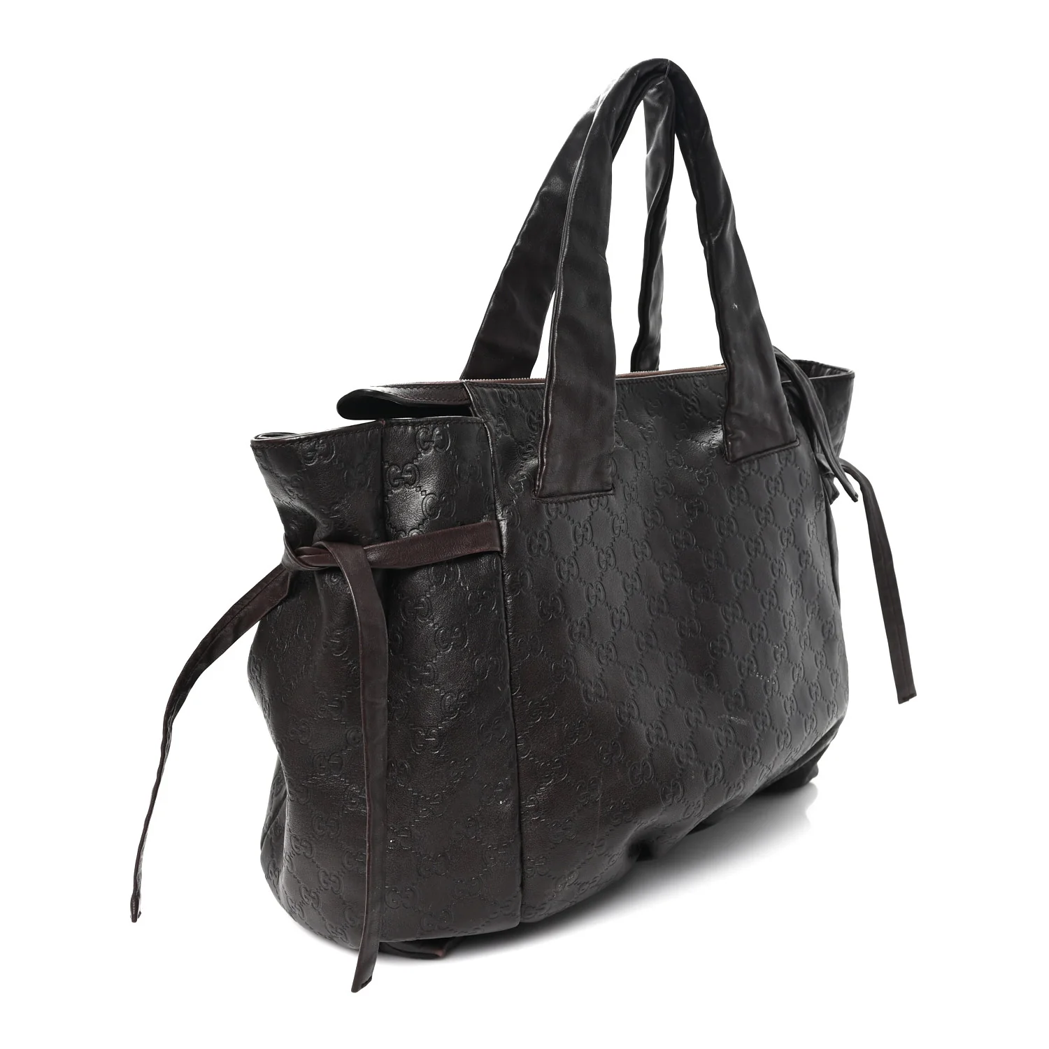 Guccissima Medium Hysteria Tote Brown - Image 3