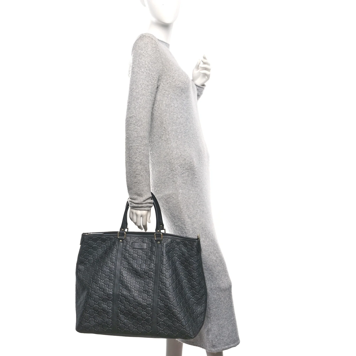 Guccissima Medium Joy Tote Bag Black - Image 2
