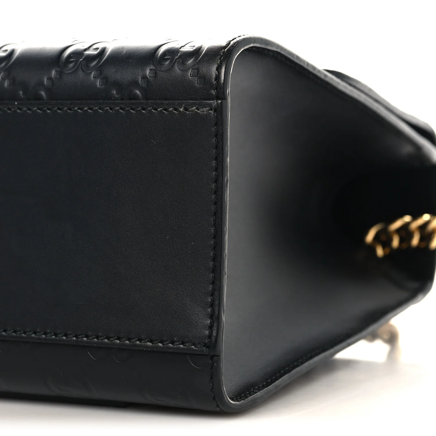 Guccissima Medium Padlock Shoulder Bag Black - Image 10