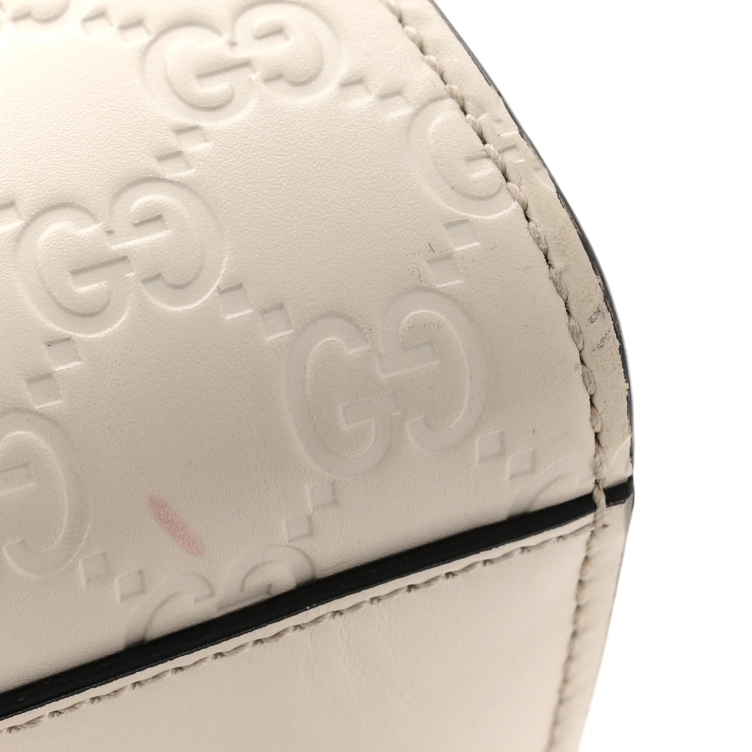 Guccissima Medium Padlock Shoulder Bag Black Mystic White - Image 13