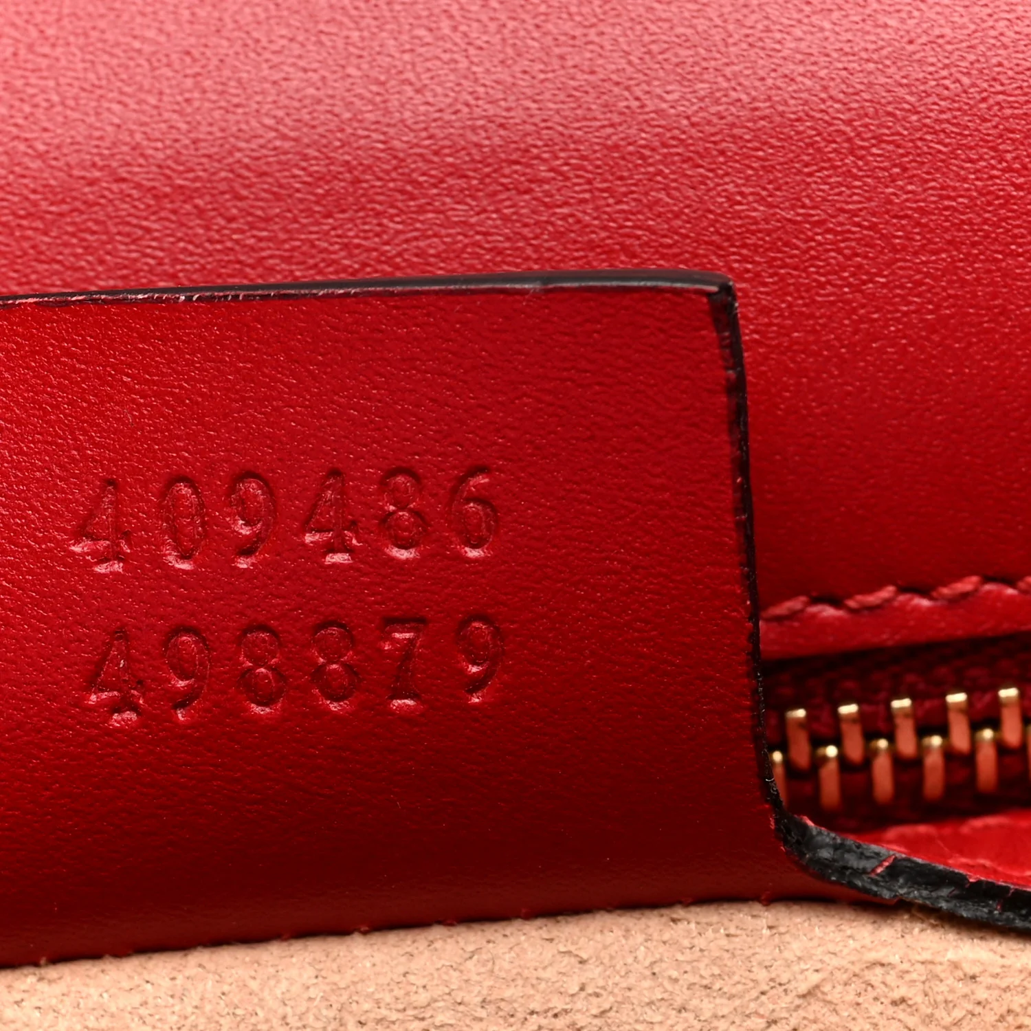 Guccissima Medium Padlock Shoulder Bag Hibiscus Red - Image 7