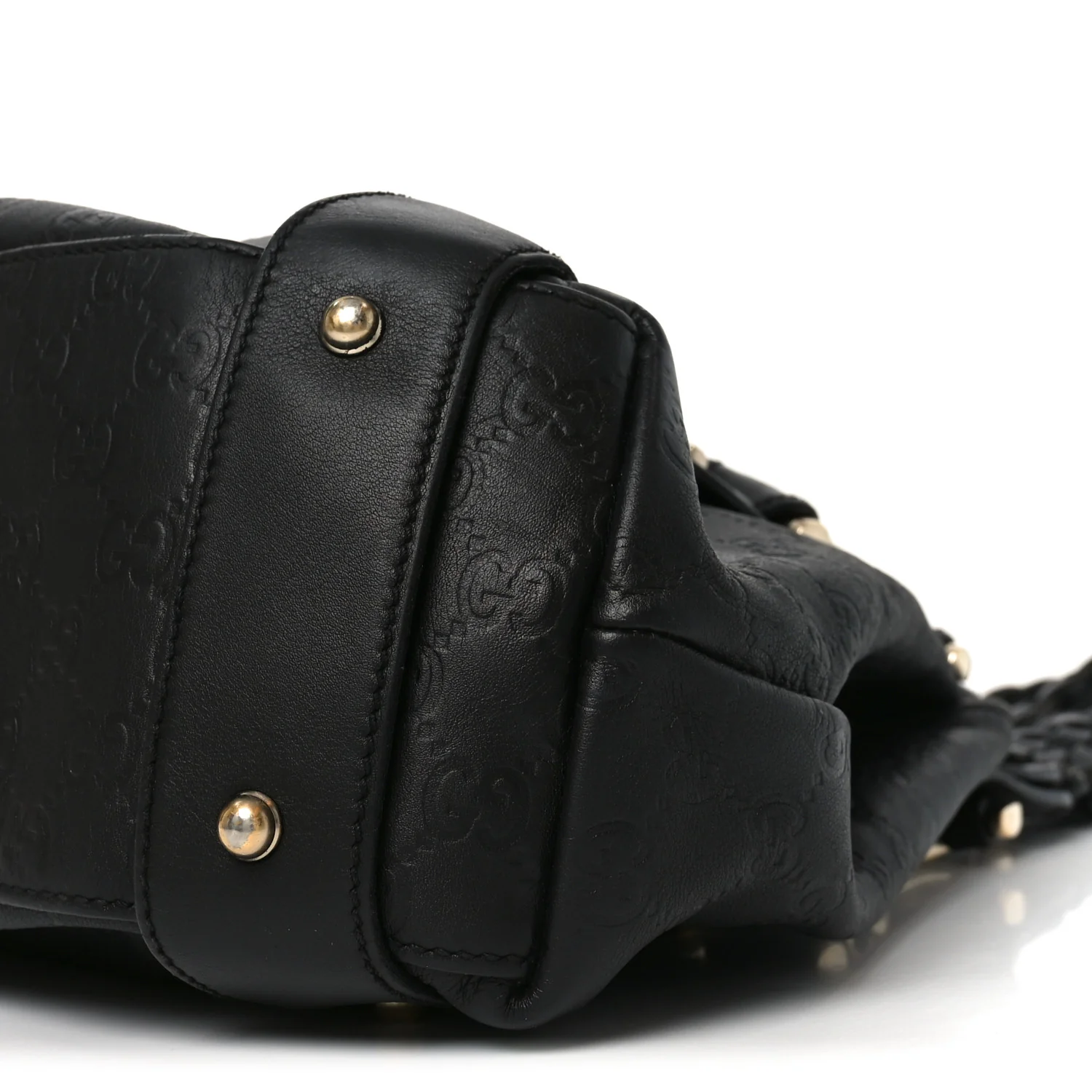 Guccissima Medium Pelham Shoulder Bag Black - Image 10