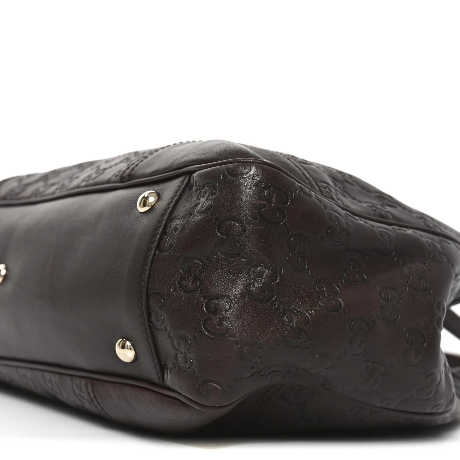 Guccissima Medium Princy Tote Dark Brown - Image 10