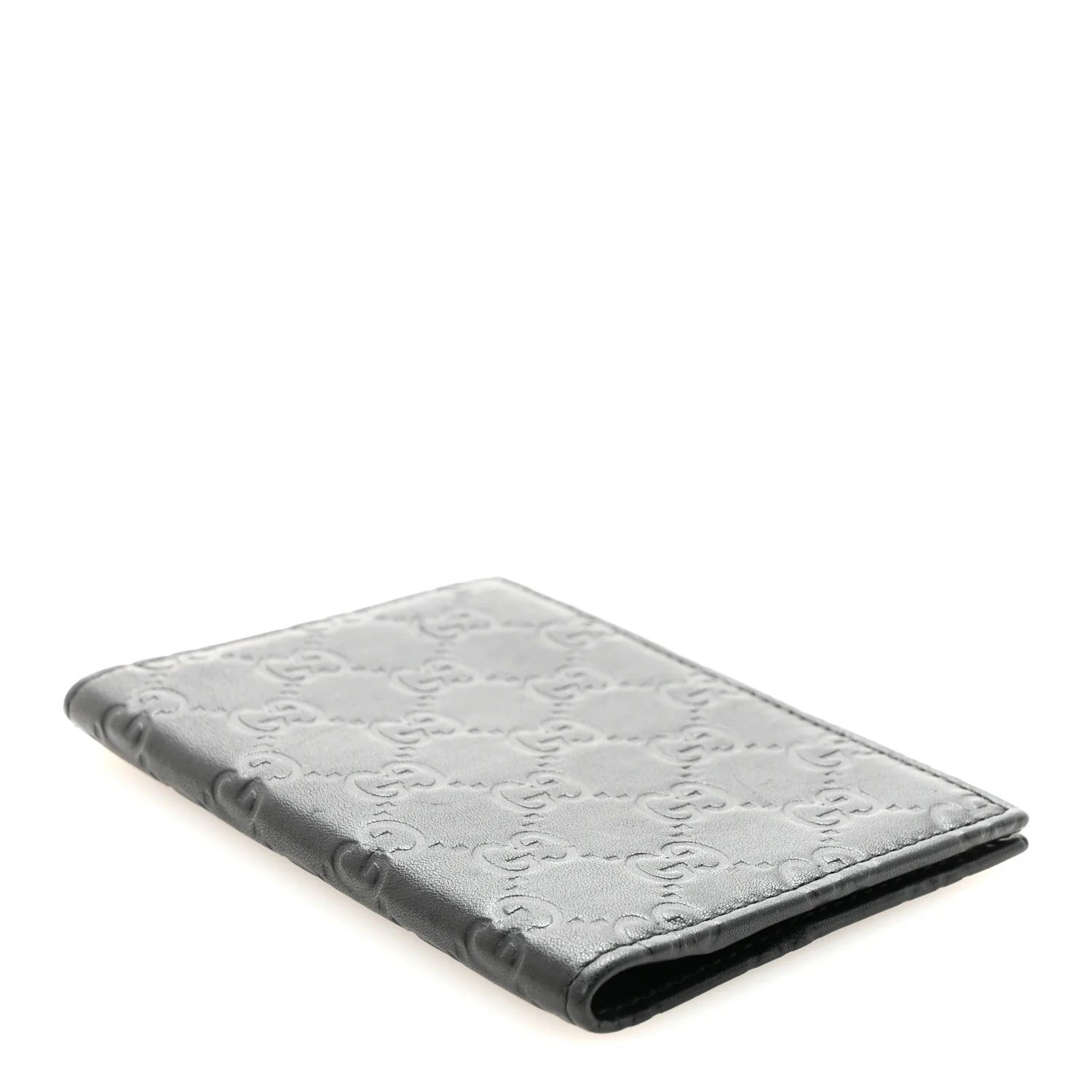 Guccissima Passport Case Black - Image 4