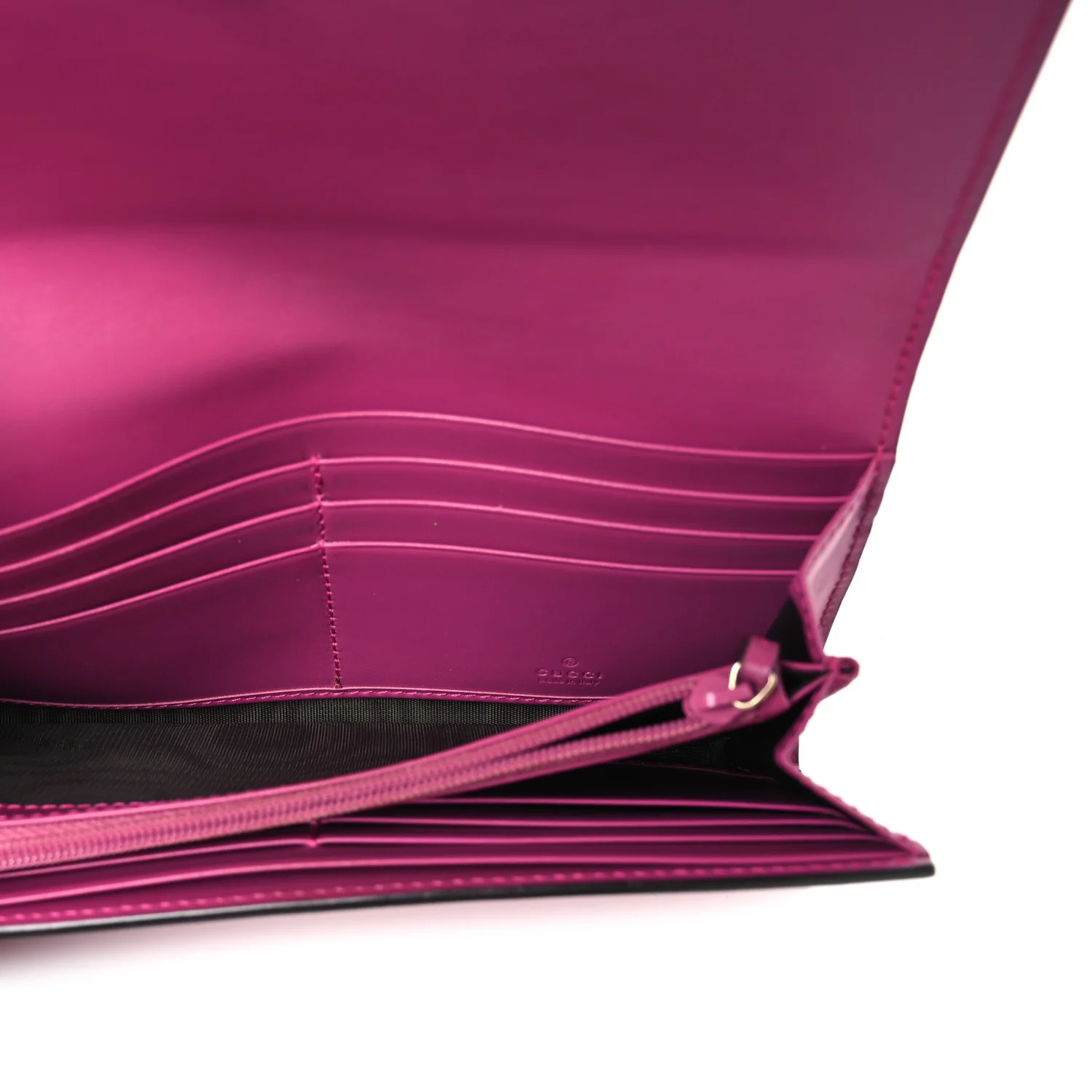 Guccissima Signature Bowy Continental Wallet Peonia Flower - Image 5