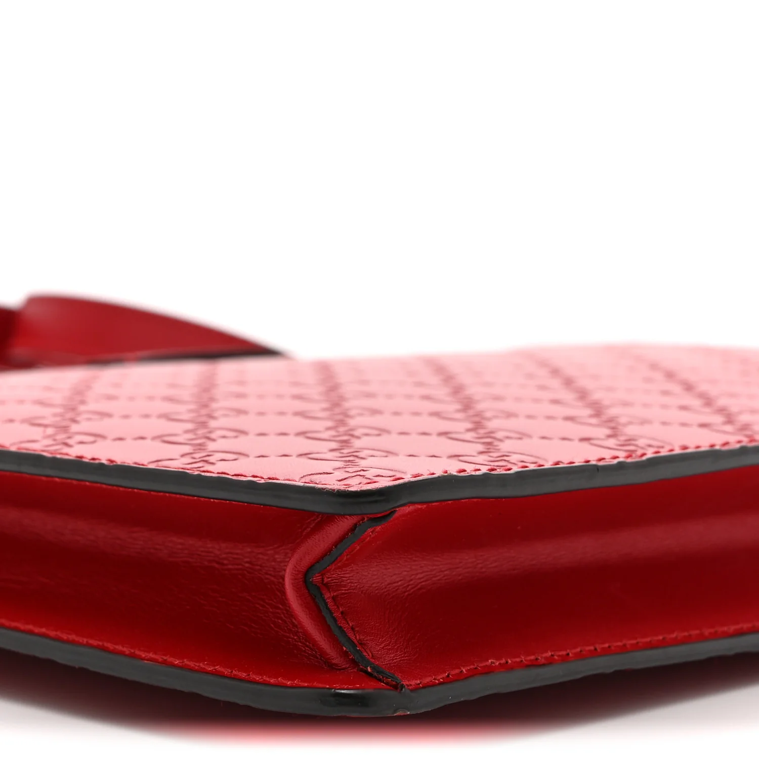 Guccissima Signature Messenger Bag Hibiscus Red - Image 10