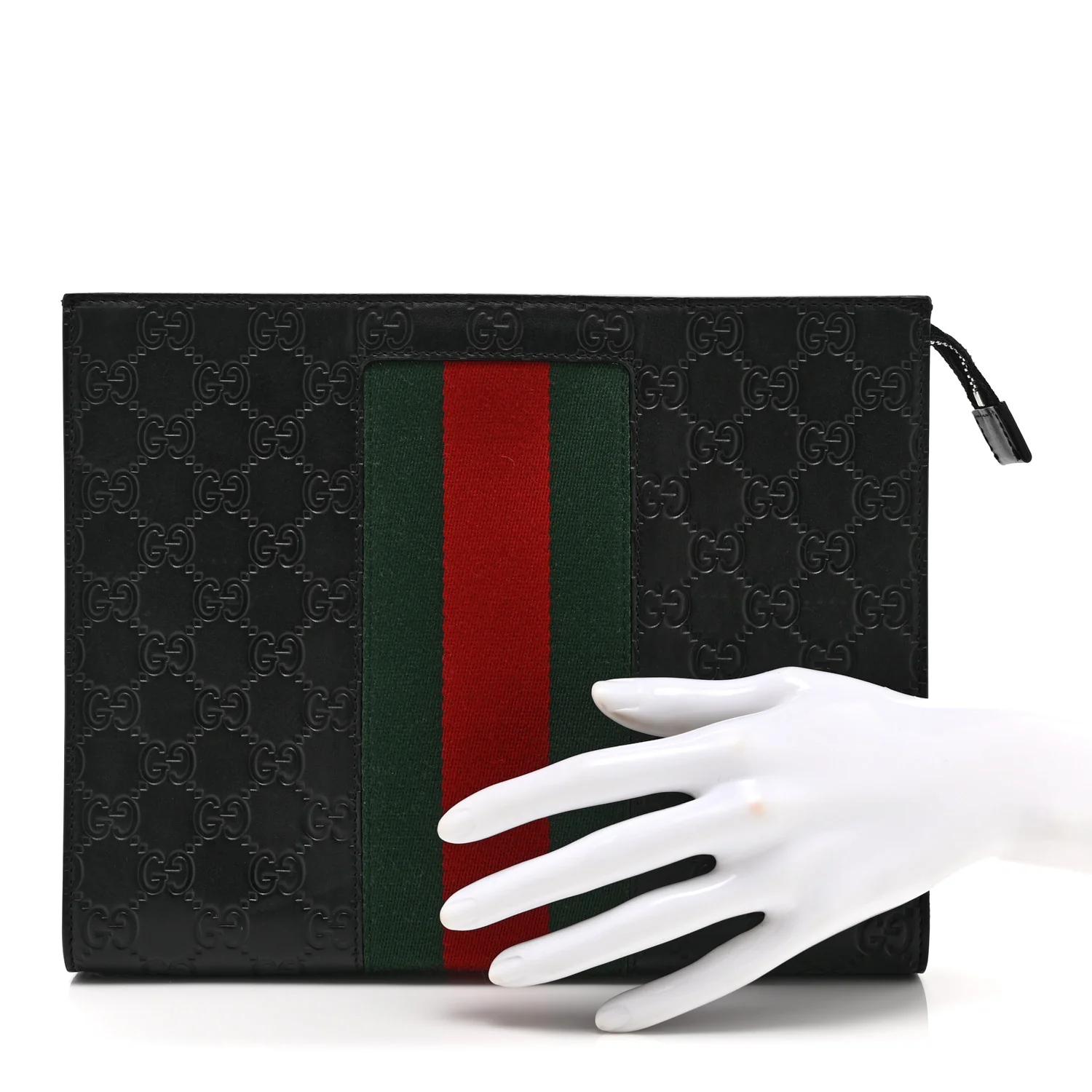 Guccissima Signature Web New Web Cosmetic Case Black - Image 2