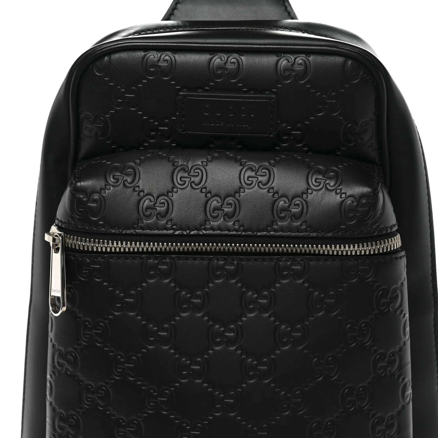Guccissima Sling Backpack Black - Image 9
