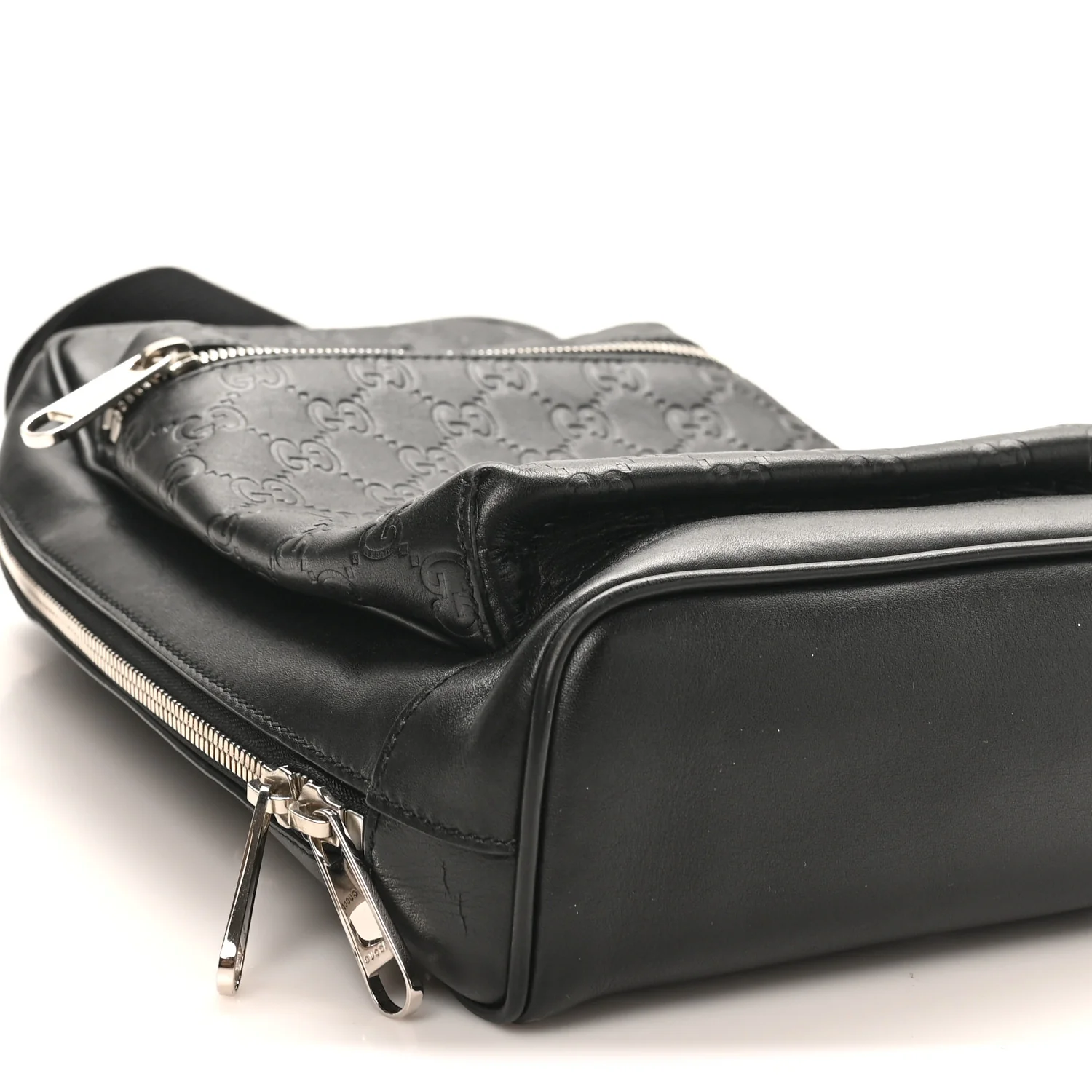 Guccissima Sling Backpack Black - Image 9