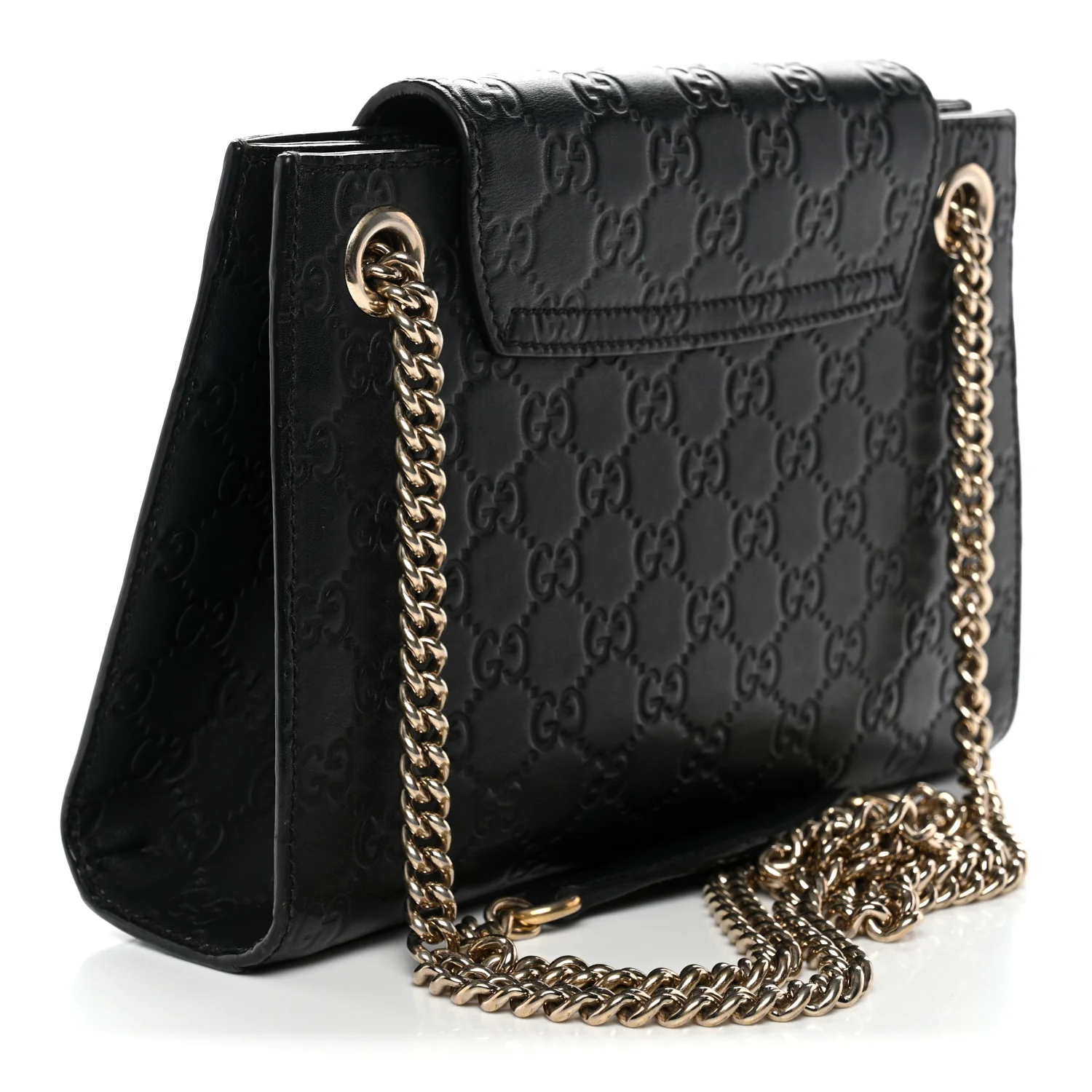 Guccissima Small Emily Shoulder Bag Black - Image 3