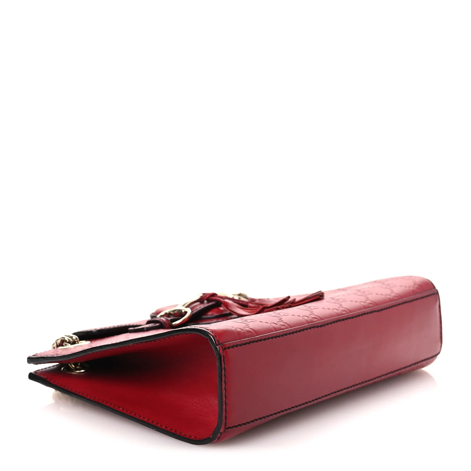 Guccissima Small Emily Shoulder Bag Red - Image 4