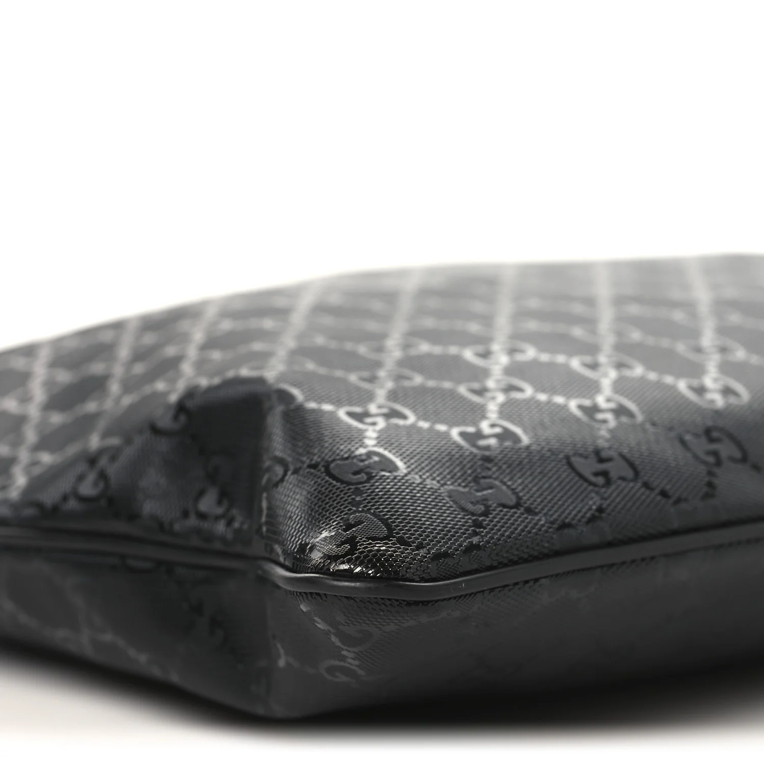 Imprime Monogram Medium Flat Messenger Bag Black - Image 9