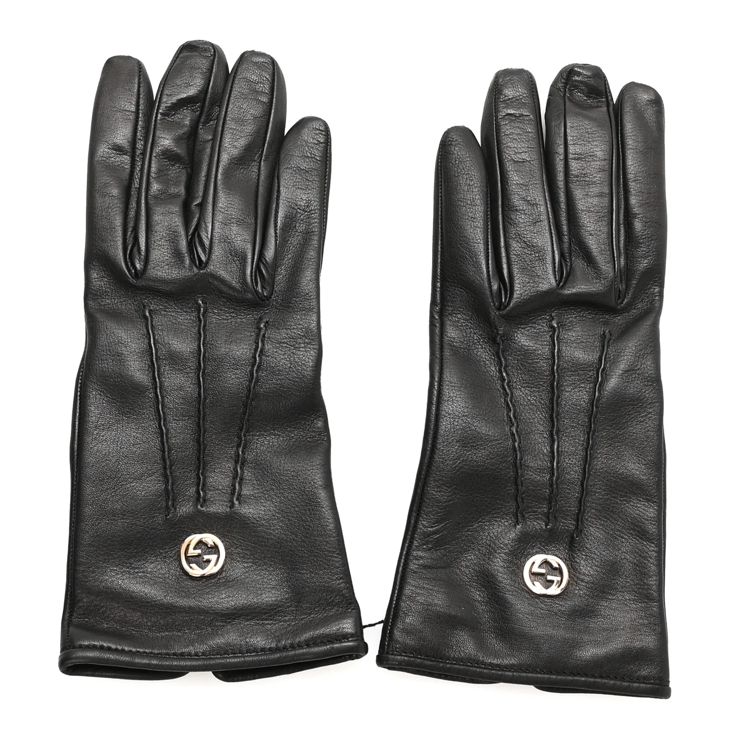 Lambskin Donna GG Gloves Black