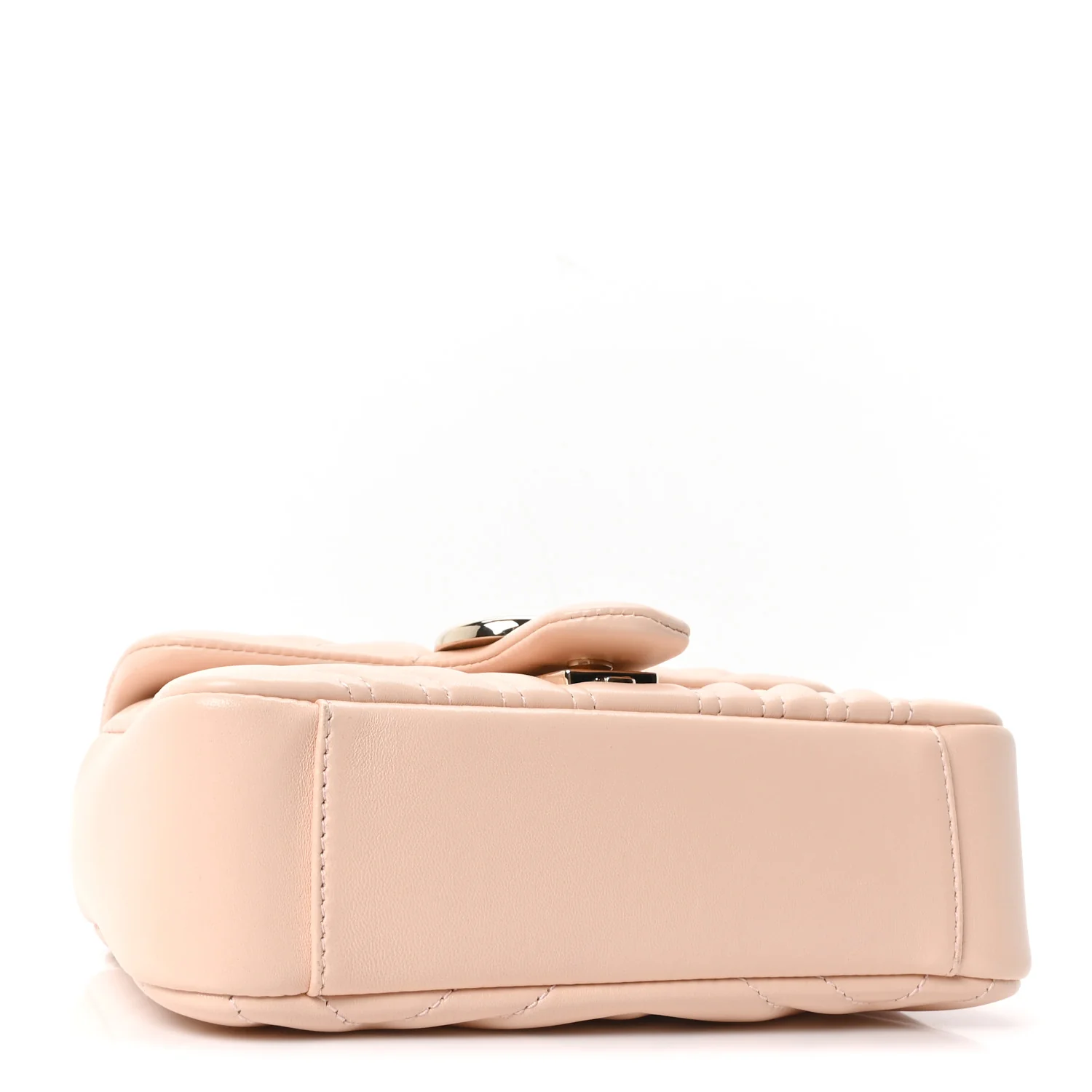 Lambskin Matelasse Small GG Marmont Shoulder Bag Millenial Pink - Image 3