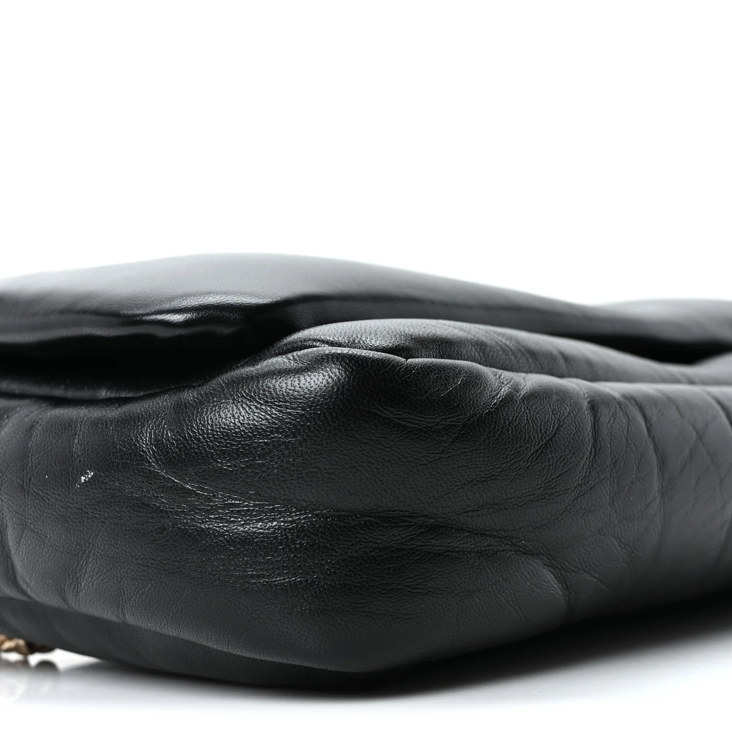 Lambskin Mini GG Milano Top Handle Shoulder Bag Black - Image 9