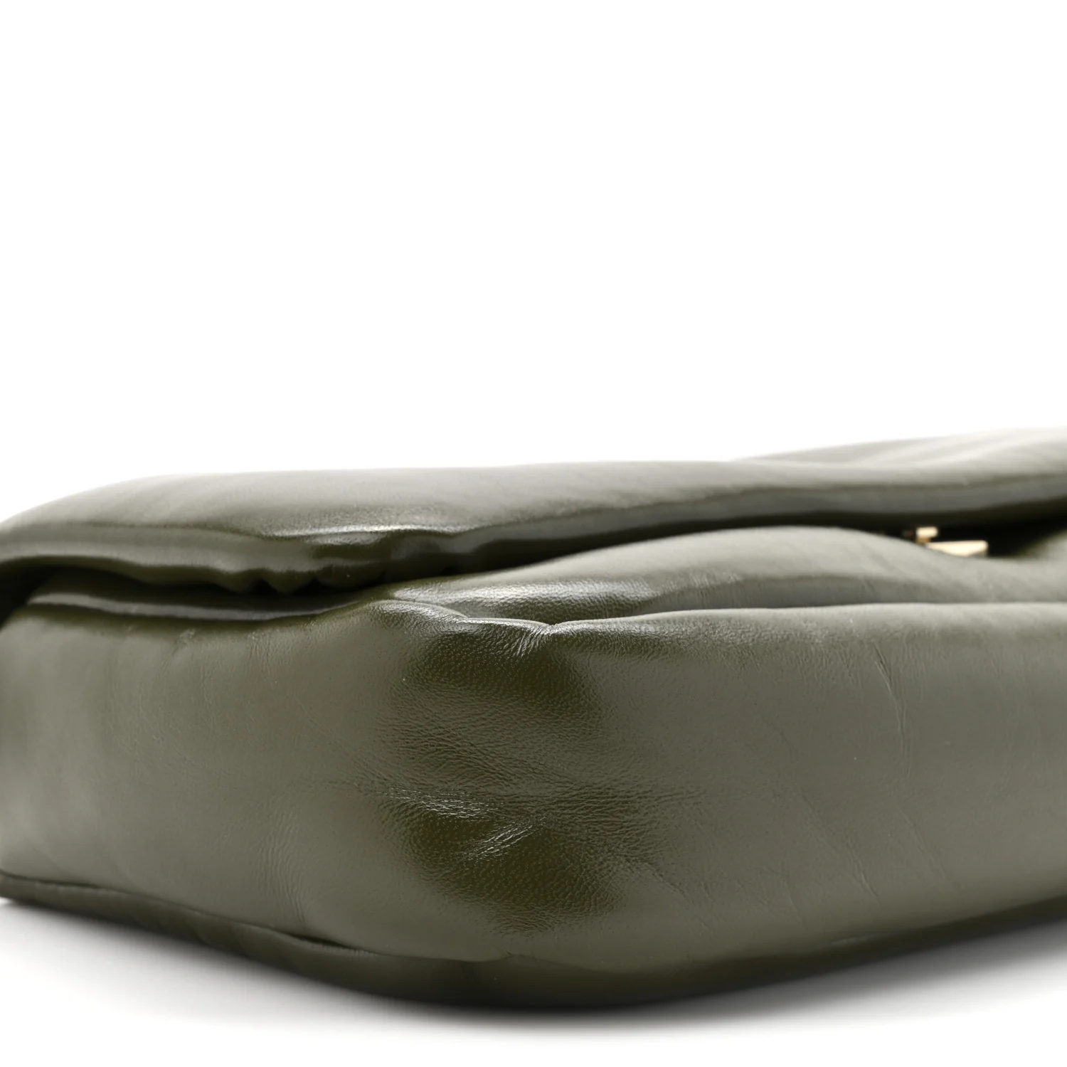 Lambskin Mini GG Milano Top Handle Shoulder Bag Green - Image 10
