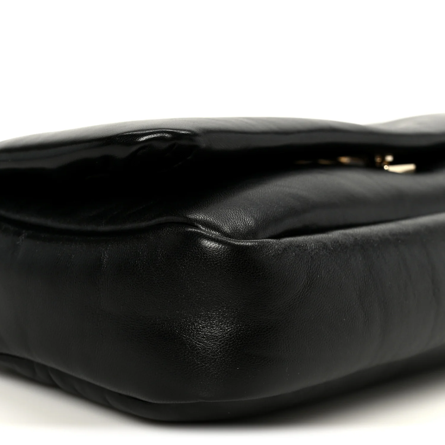Lambskin Small GG Milano Top Handle Shoulder Bag Black - Image 10