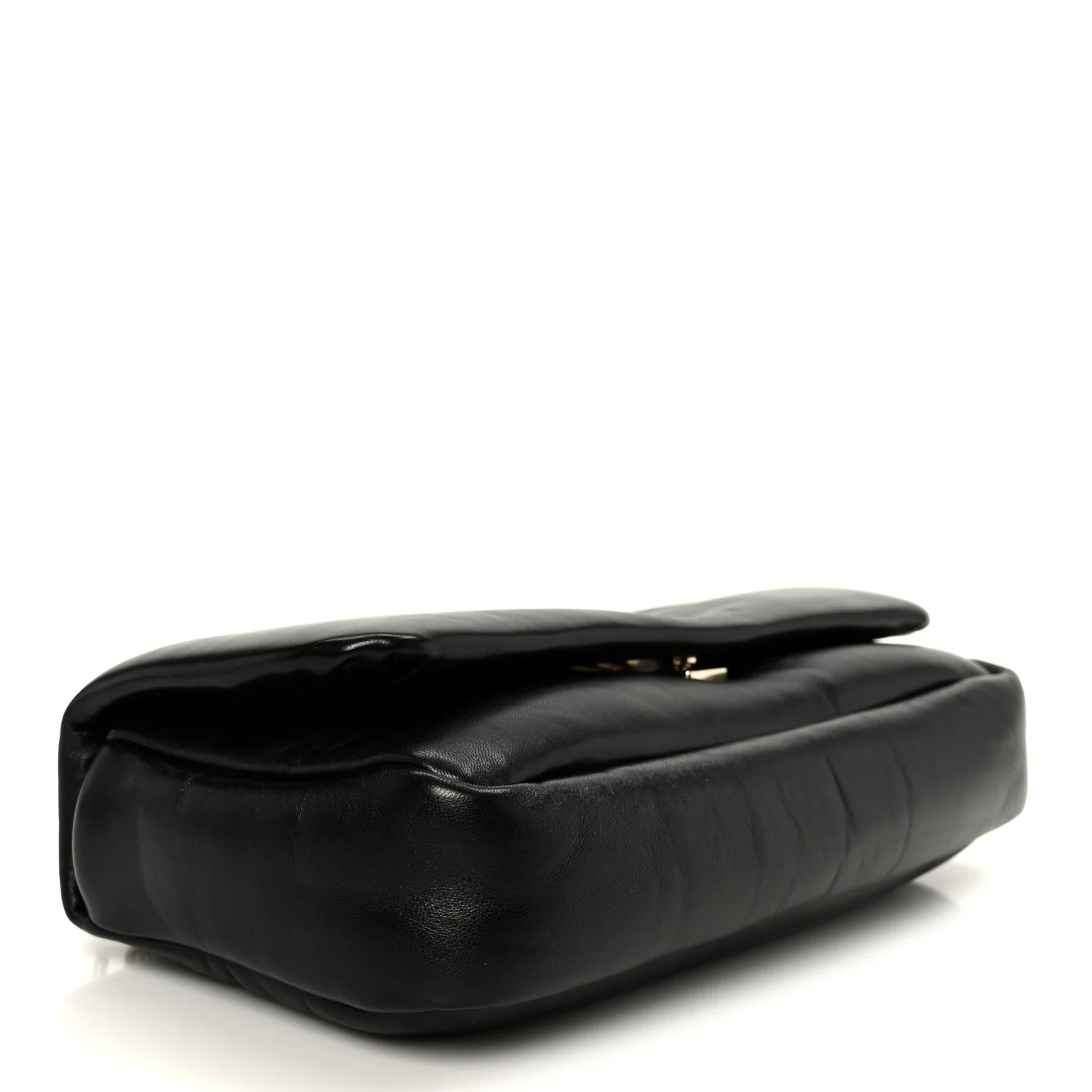 Lambskin Small GG Milano Top Handle Shoulder Bag Black - Image 4