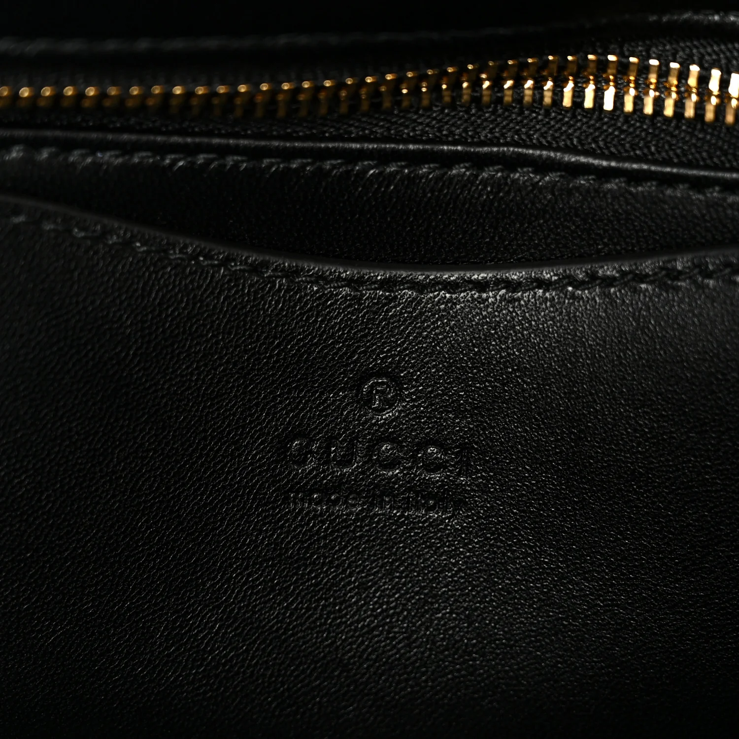 Lambskin Small GG Milano Top Handle Shoulder Bag Black - Image 6