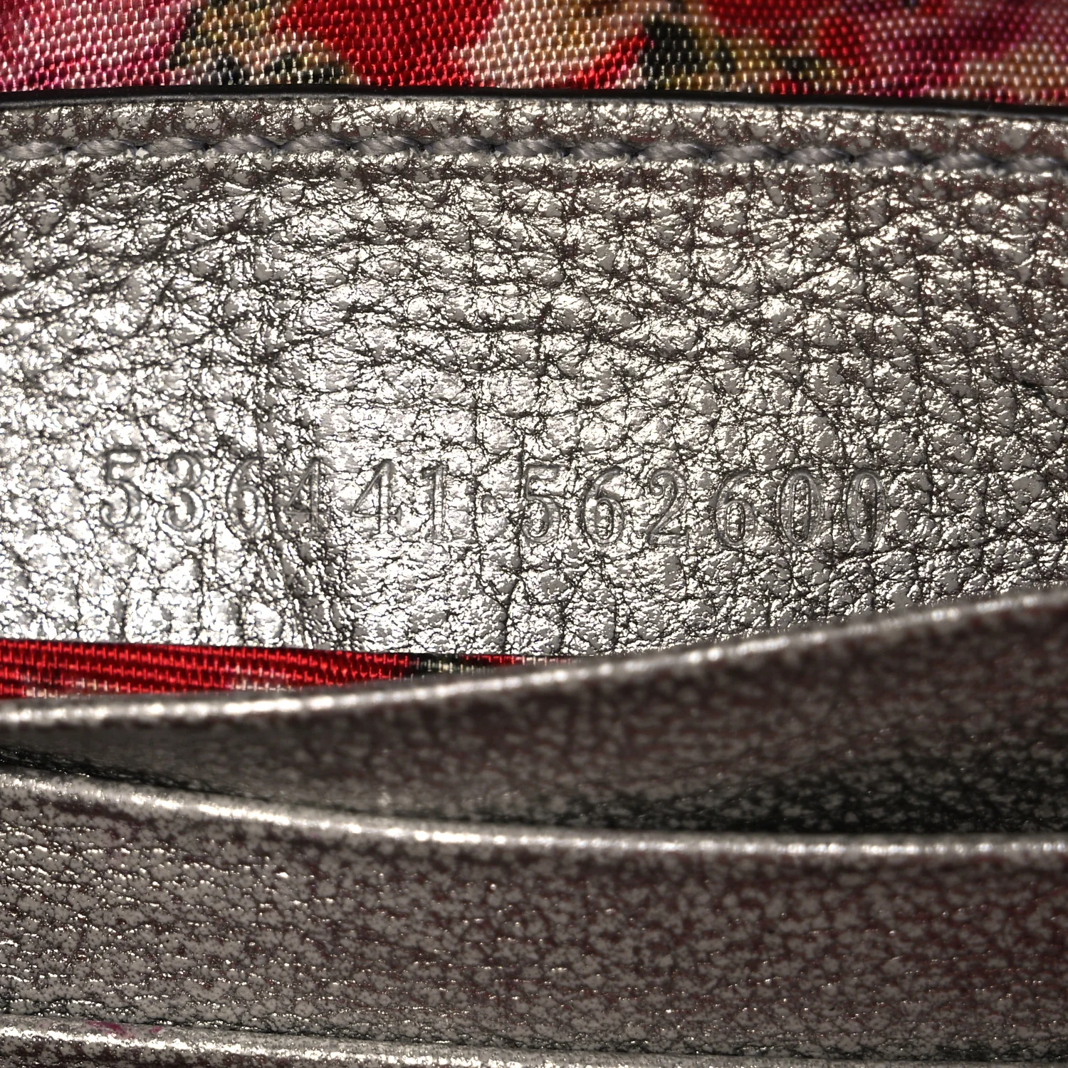 Laminated Nappa Web Trapuntata Mini GG Shoulder Bag Argento - Image 7