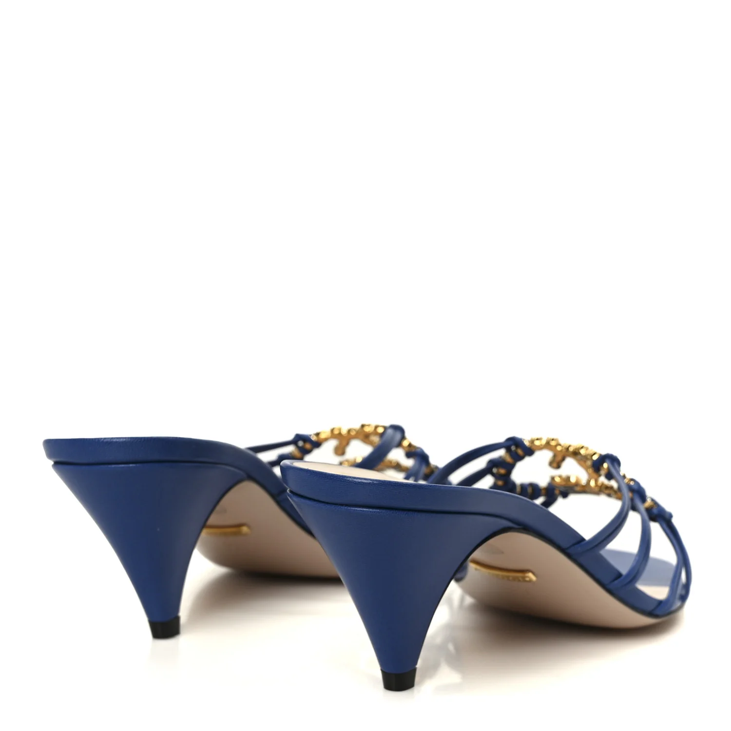 Malaga Kid Crystal GG Isa Ankle Strap 55mm Sandals 37 Rio Blue - Image 5
