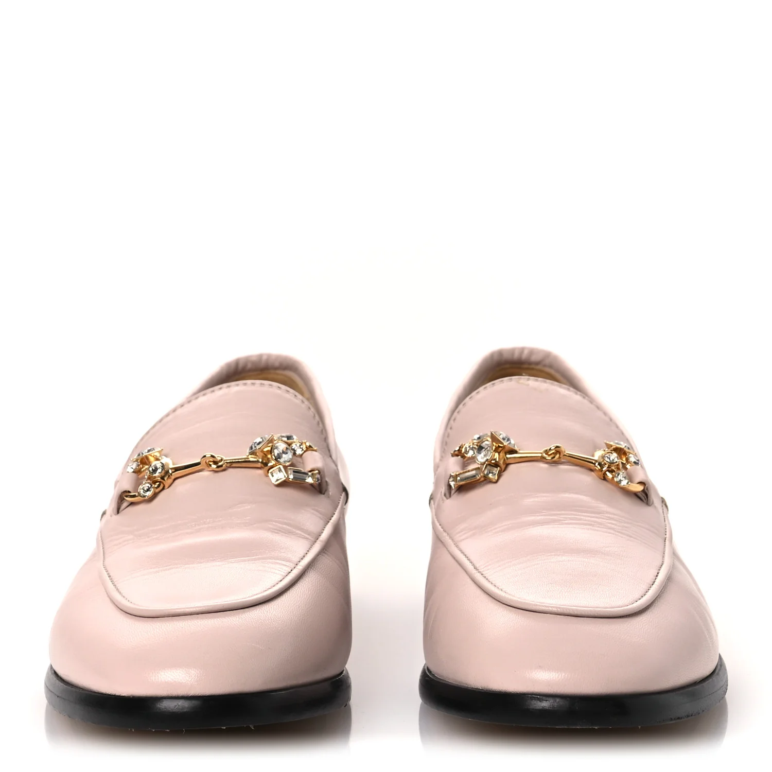 Malaga Kid Crystal Horsebit Womens Jordaan Loafers 37 Pink Hibiscus - Image 3