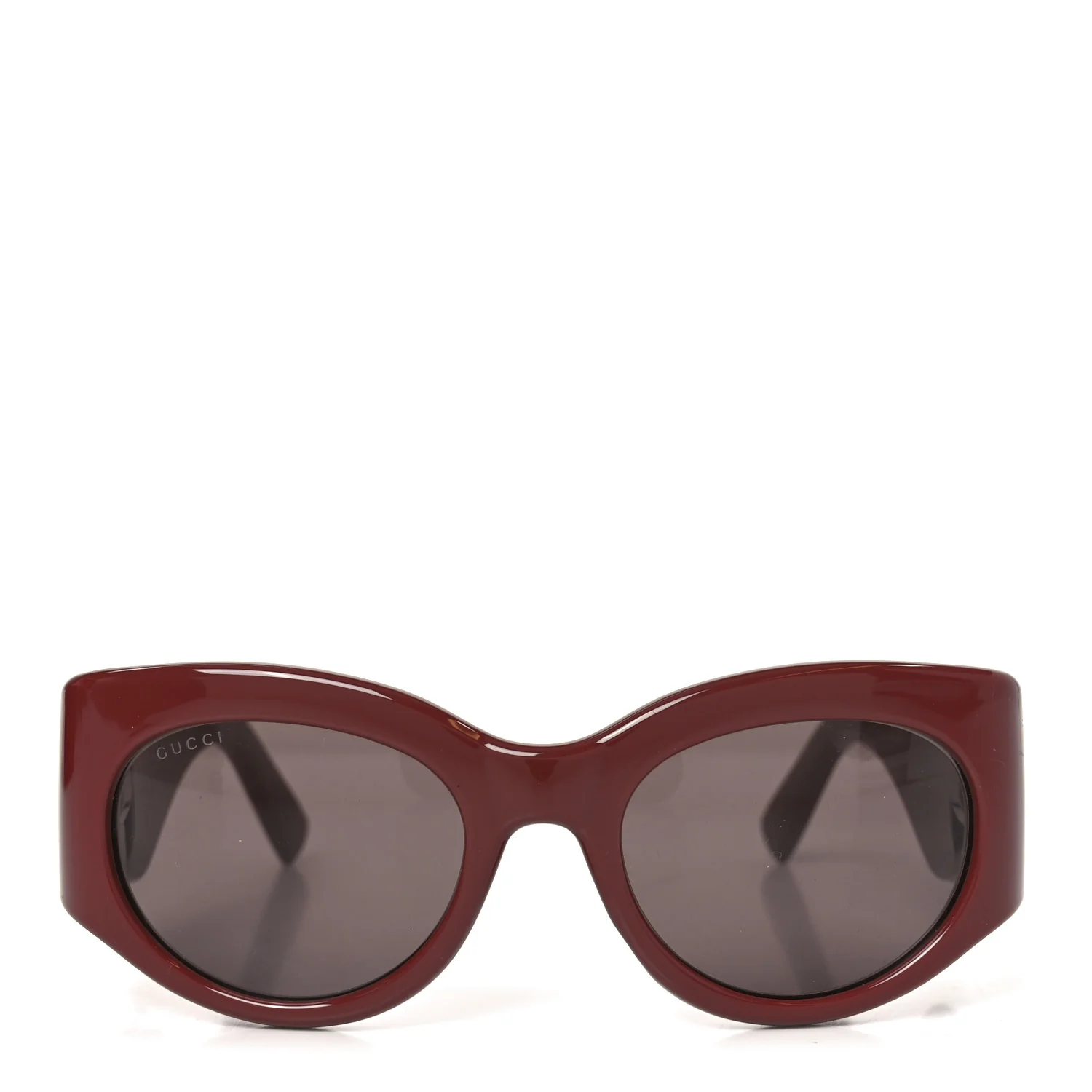 Marmont Monocolor 53mm Round Sunglasses GG1544S Burgundy Brown - Image 2