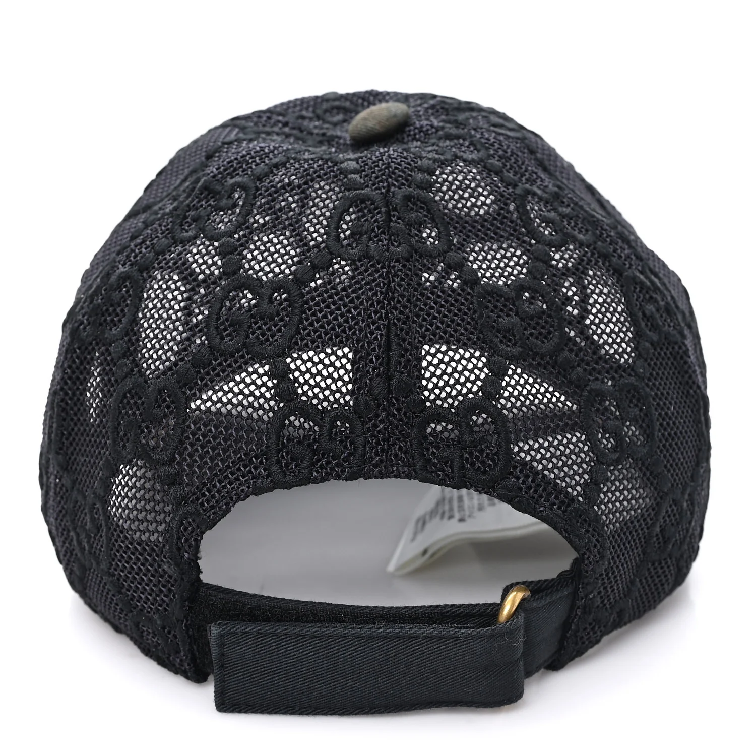 Mesh GG Monogram Shivali Baseball Hat M Black - Image 4