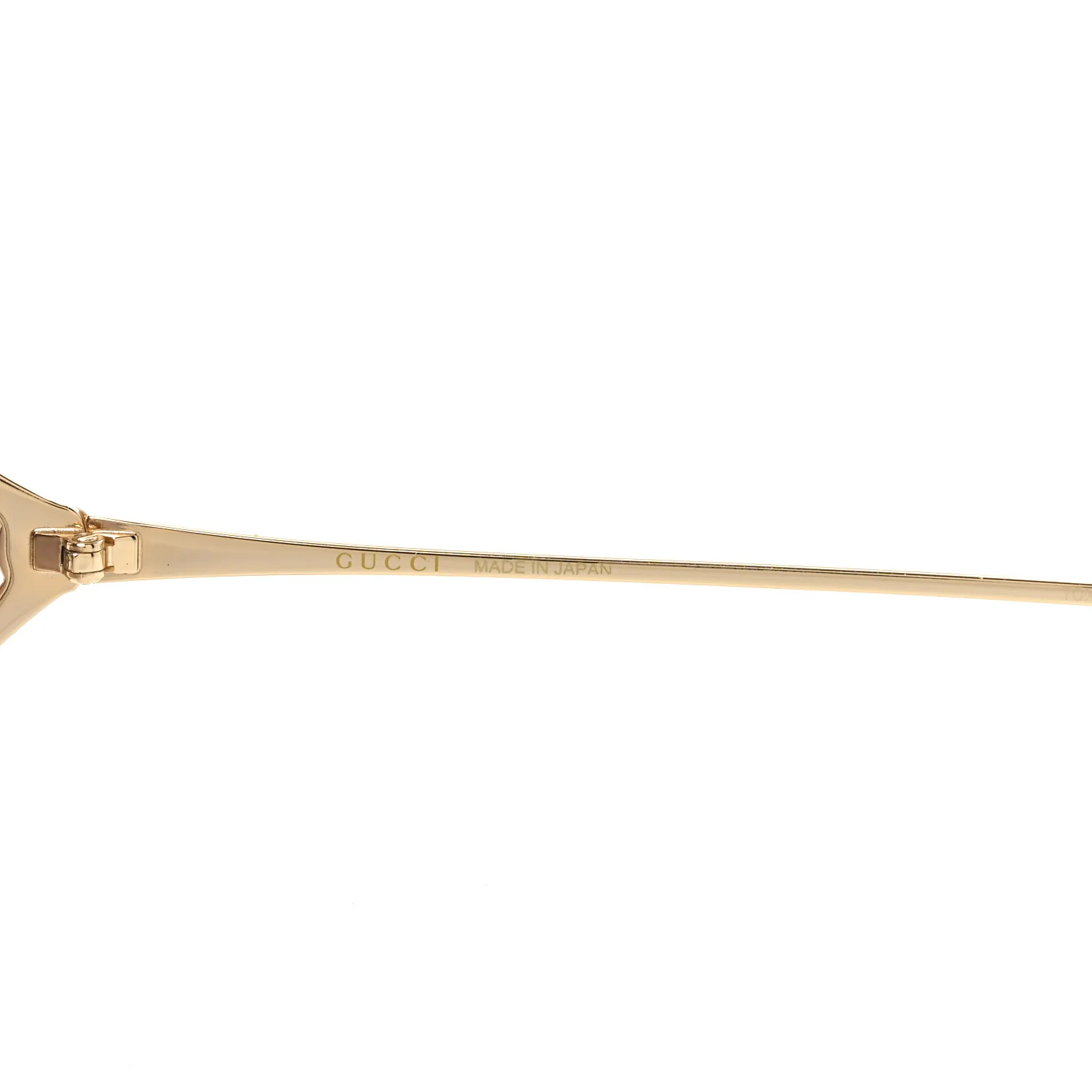Metal Oversized Sunglasses GG0646S Gold Brown - Image 5