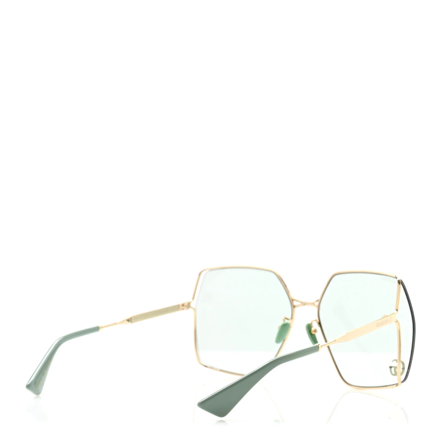 Metal Sunglasses GG0817S Green - Image 4